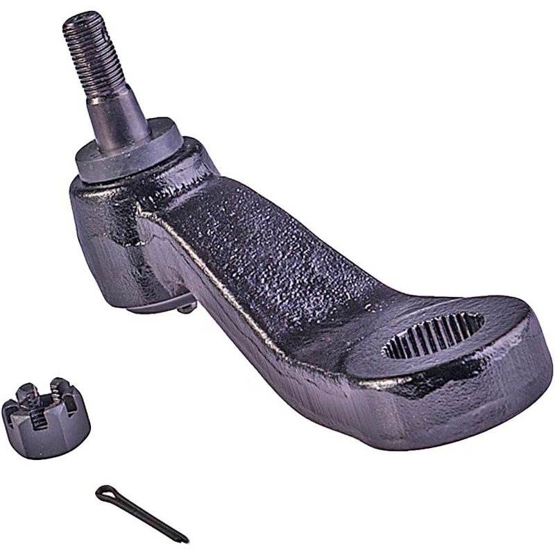 Dorman PA6654XL Steering Pitman Arm Compatible with Chevrolet/GMC/Hummer Models - PA6654XL Premium Chassis Series Pitman Arm - Direct Fit, Sold individually - Pitman Arm - Steering Pitman Arm - This extended life steering pitman arm is built for smooth performance and superior durability. Featuring a hardened stud, highly polished ball, a maintenance-free polymer bearing, I.C.E. synthetic grease and premium corrosion resistance. - Steering Pitman Arm