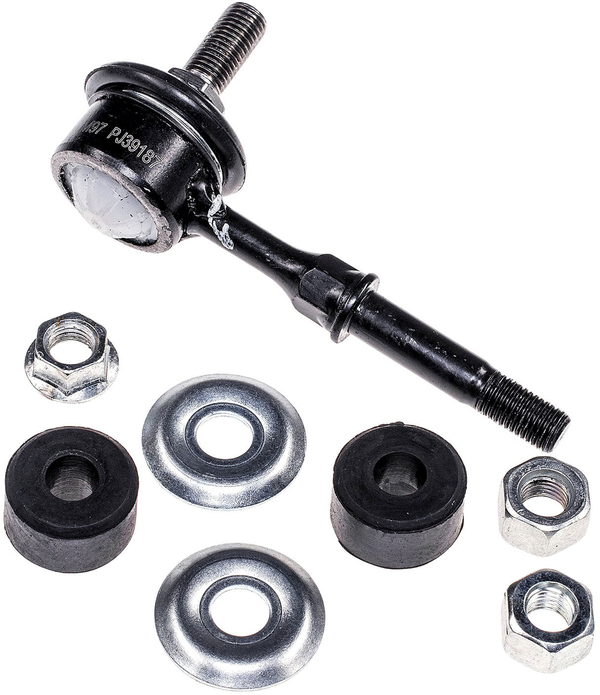 SK90369XL Front, Driver and Passenger Side Sway Bar Link, Premium Chassis Series - Stabilizer Bar Link - Suspension Stabilizer Bar Link Kit - This extended life stabilizer bar end link kit is built for smooth performance and superior durability. Featuring a hardened stud, highly polished ball, a maintenance-free polymer bearing, I.C.E. synthetic grease and premium corrosion resistance.