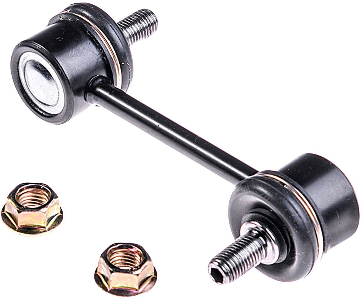 SK9545XL Rear, Driver and Passenger Side Sway Bar Link, Premium Chassis Series - Stabilizer Bar Link Kit - Stabilizer Bar Link Kit - This extended life stabilizer bar end link kit is built for smooth performance and superior durability. Featuring a hardened stud, highly polished ball, a maintenance-free polymer bearing, I.C.E. synthetic grease and premium corrosion resistance.