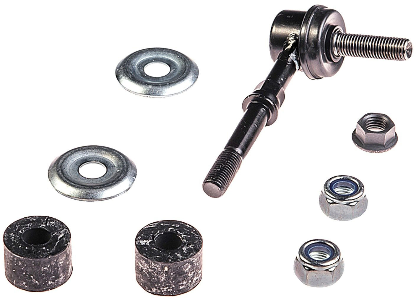 SK9824XL Front, Driver and Passenger Side Sway Bar Link, Premium Chassis Series - Stabilizer Bar Link Kit - Stabilizer Bar Link Kit - This extended life stabilizer bar end link kit is built for smooth performance and superior durability. Featuring a hardened stud, highly polished ball, a maintenance-free polymer bearing, I.C.E. synthetic grease and premium corrosion resistance.