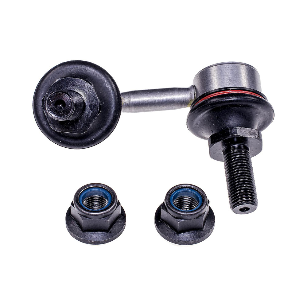 Dorman SL69002XL Front Passenger Side Suspension Stabilizer Bar Link Kit Compatible with Select Nissan/Suzuki Models - SL69002XL Front, Passenger Side Sway Bar Link, Premium Chassis Series - Stabilizer Bar Link Kit - This extended life stabilizer bar end link kit is built for smooth performance and superior durability. Featuring a hardened stud, highly polished ball, a maintenance-free polymer bearing, I.C.E. synthetic grease and premium corrosion resistance.