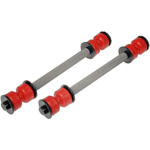 Dorman SL85265RD Stabilizer End Link - SL85265RD Sway Bar Link, Premium Chassis Series - Stabilizer Bar Link - Suspension Stabilizer Bar Link Kit - This rugged duty stabilizer bar link kit is built for maximum performance and durability. Featuring upgraded thermoplastic bushings, premium coatings, and user-friendly installation features, Dorman RD sway bar links are engineered for vehicles demanding superior suspension components. - Suspension Stabilizer Bar Link Kit