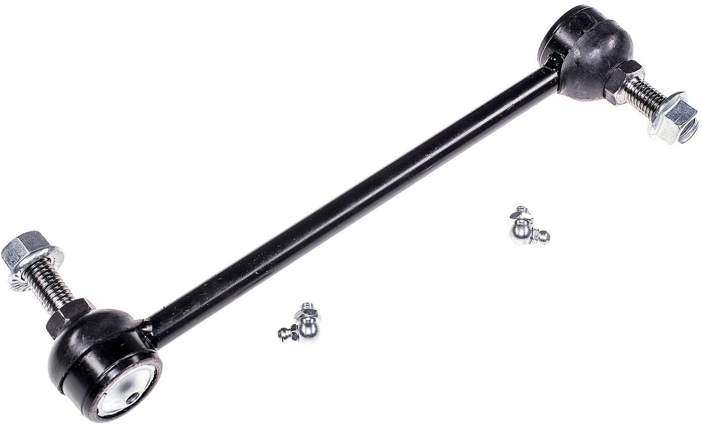 Dorman SL90225XL Front Suspension Stabilizer Bar Link Kit Compatible with Select Chevrolet/Pontiac Models - SL90225XL Front, Driver and Passenger Side Sway Bar Link, Premium Chassis Series - Stabilizer Bar Link Kit - This extended life stabilizer bar end link kit is built for smooth performance and superior durability. Featuring a hardened stud, highly polished ball, a maintenance-free polymer bearing, I.C.E. synthetic grease and premium corrosion resistance.