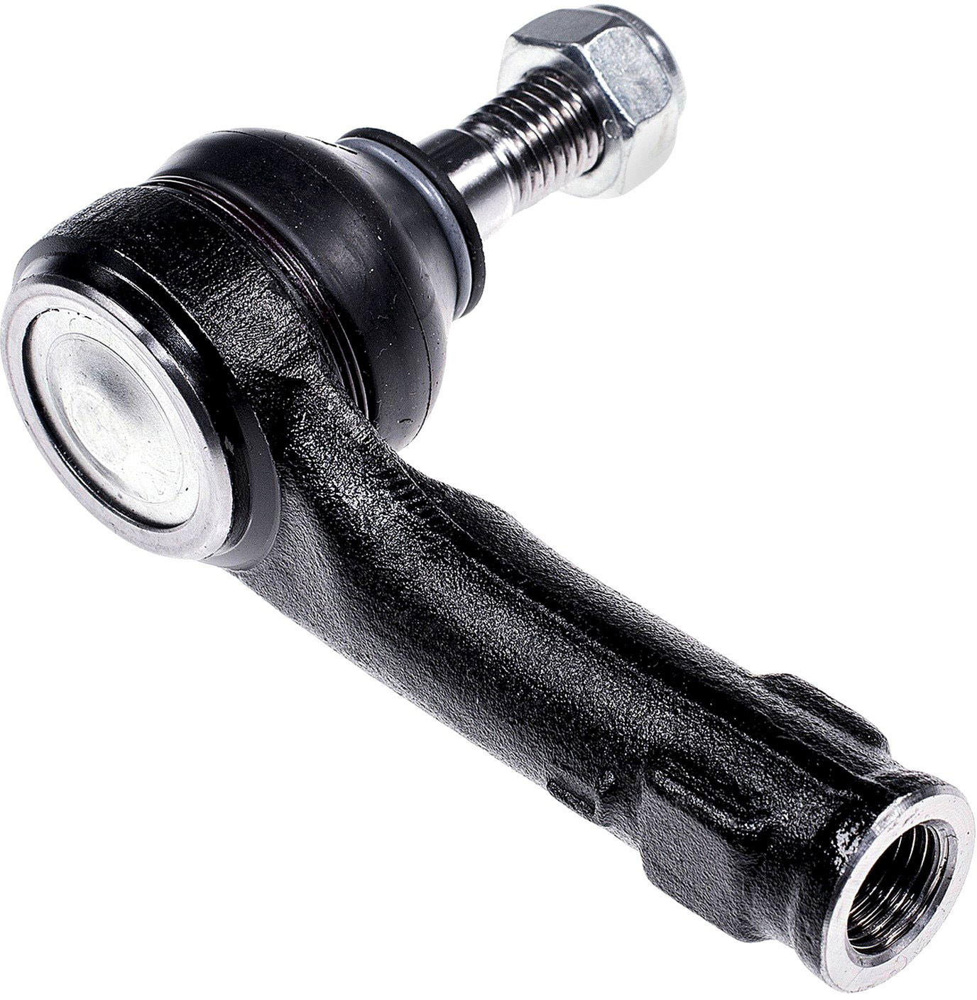 Dorman TO21001XL Front Driver Side Outer Steering Tie Rod End Compatible with Select Ford Models - Tie Rod - Steering Tie Rod End - This extended life tie rod end is built for smooth performance and superior durability. Featuring a hardened stud, highly polished ball, a maintenance-free polymer bearing, I.C.E. synthetic grease and premium corrosion resistance. - TO21001XL Front, Driver Side, Outer Tie Rod End, Premium Chassis Series