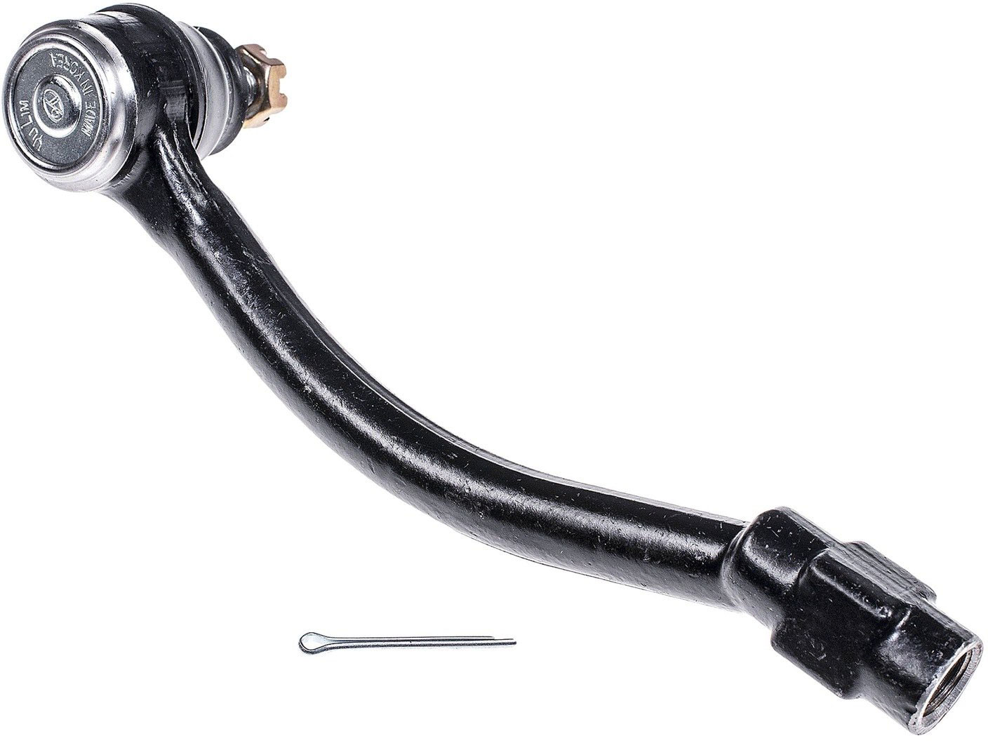 Dorman TO60201XL Front Driver Side Outer Steering Tie Rod End Compatible with Select Hyundai/Kia Models - Tie Rod - Steering Tie Rod End - This extended life tie rod end is built for smooth performance and superior durability. Featuring a hardened stud, highly polished ball, a maintenance-free polymer bearing, I.C.E. synthetic grease and premium corrosion resistance. - TO60201XL Front, Driver Side, Outer Tie Rod End, Premium Chassis Series
