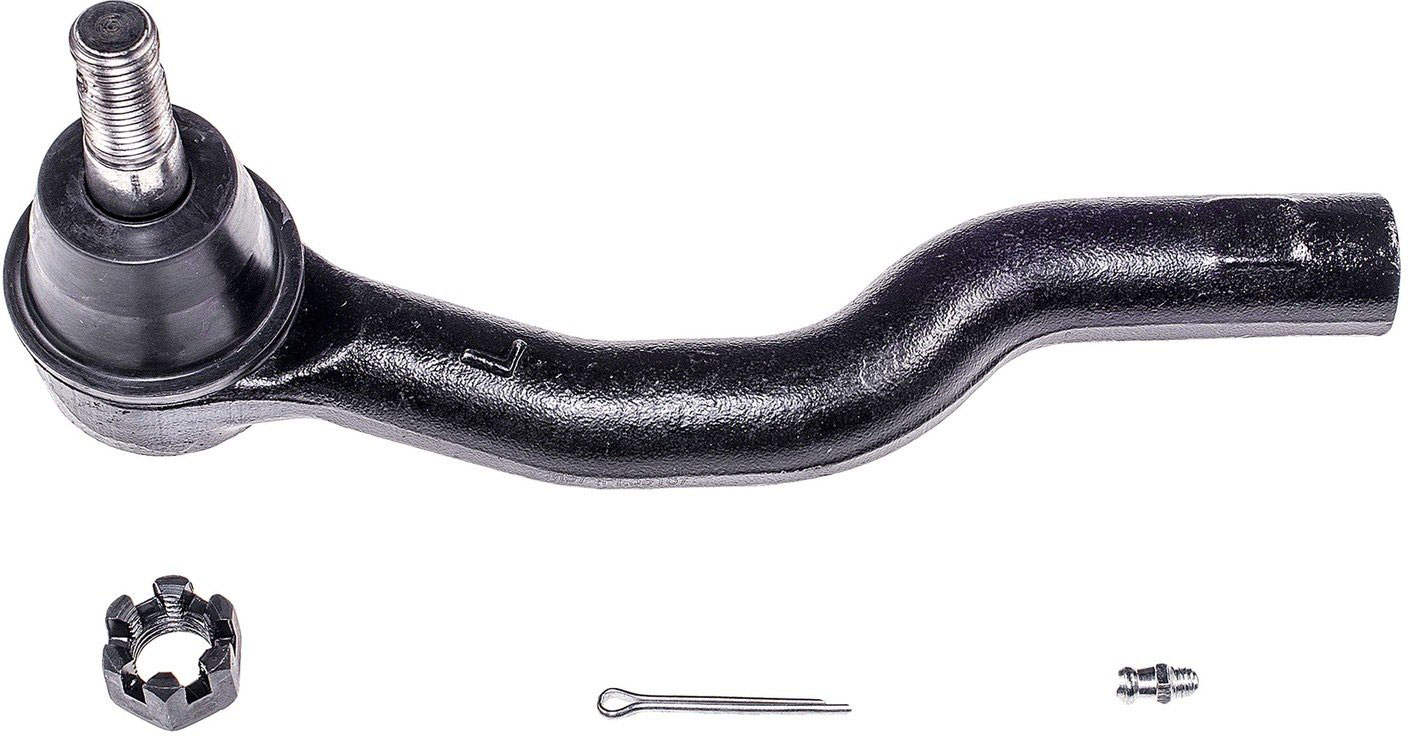 Tie Rod - Steering Tie Rod End - This extended life tie rod end is built for smooth performance and superior durability. Featuring a hardened stud, highly polished ball, a maintenance-free polymer bearing, I.C.E. synthetic grease and premium corrosion resistance. - TO69081XL Front, Driver Side, Outer Tie Rod End, Premium Chassis Series