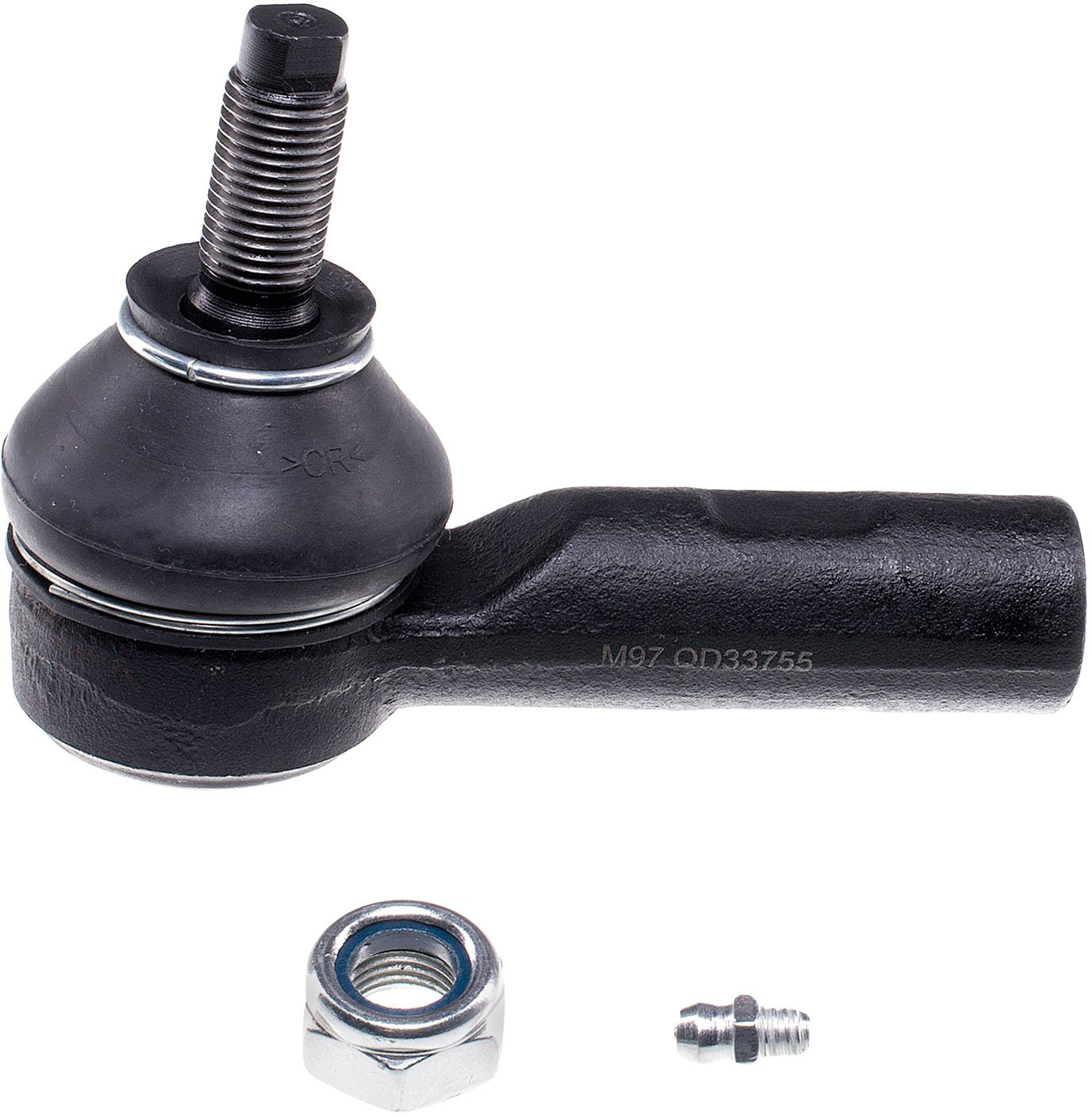 Tie Rod - Steering Tie Rod End - This extended life tie rod end is built for smooth performance and superior durability. Featuring a hardened stud, highly polished ball, a maintenance-free polymer bearing, I.C.E. synthetic grease and premium corrosion resistance. - TO73125XL Front, Driver or Passenger Side, Outer Tie Rod End, Premium Chassis Series