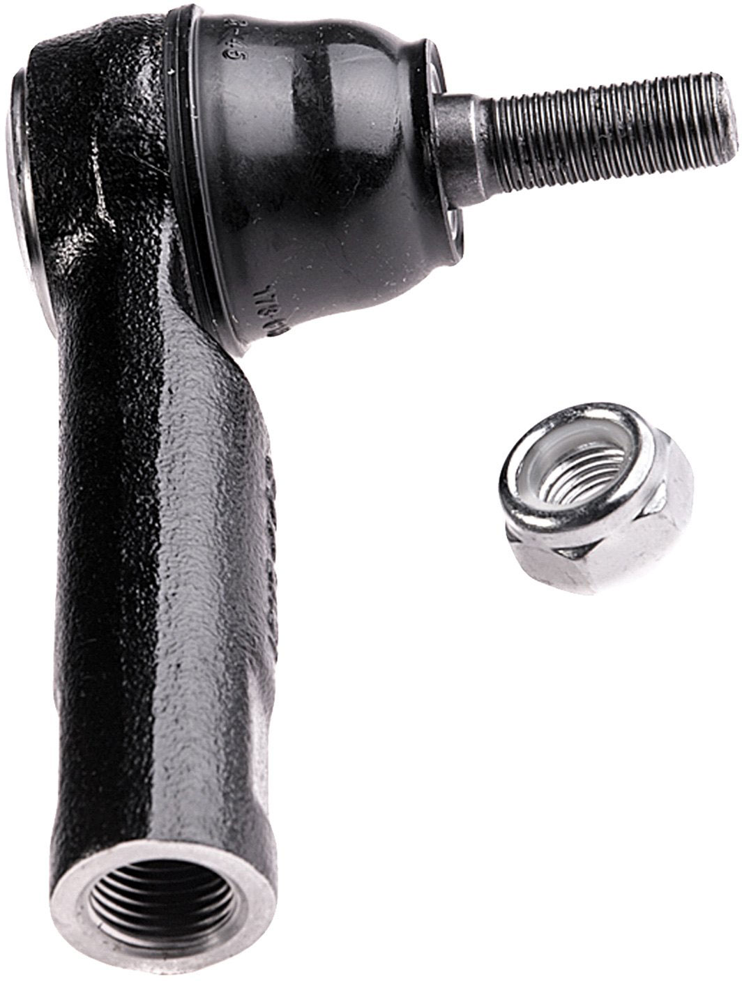 Dorman TO74375XL Front Outer Steering Tie Rod End Compatible with Select Pontiac/Toyota Models - Tie Rod - Steering Tie Rod End - This extended life tie rod end is built for smooth performance and superior durability. Featuring a hardened stud, highly polished ball, a maintenance-free polymer bearing, I.C.E. synthetic grease and premium corrosion resistance. - TO74375XL Front, Driver or Passenger Side, Outer Tie Rod End, Premium Chassis Series