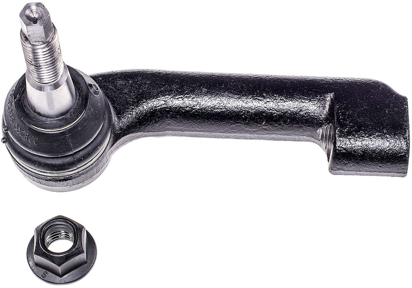 Dorman TO85041XL Front Driver Side Lower Steering Tie Rod End Compatible with Select Ford/Lincoln Models - Steering Tie Rod End - Tie Rod - Steering Tie Rod End - This extended life tie rod end is built for smooth performance and superior durability. Featuring a hardened stud, highly polished ball, a maintenance-free polymer bearing, I.C.E. synthetic grease and premium corrosion resistance. - TO85041XL Front, Driver Side, Outer Tie Rod End, Premium Chassis Series