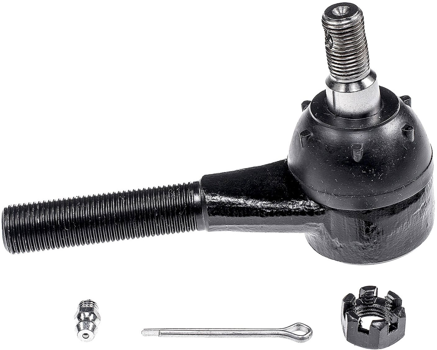 Tie Rod - Steering Tie Rod End - This extended life tie rod end is built for smooth performance and superior durability. Featuring a hardened stud, highly polished ball, a maintenance-free polymer bearing, I.C.E. synthetic grease and premium corrosion resistance. - TO86445XL Front, Driver or Passenger Side, Outer Tie Rod End, Premium Chassis Series
