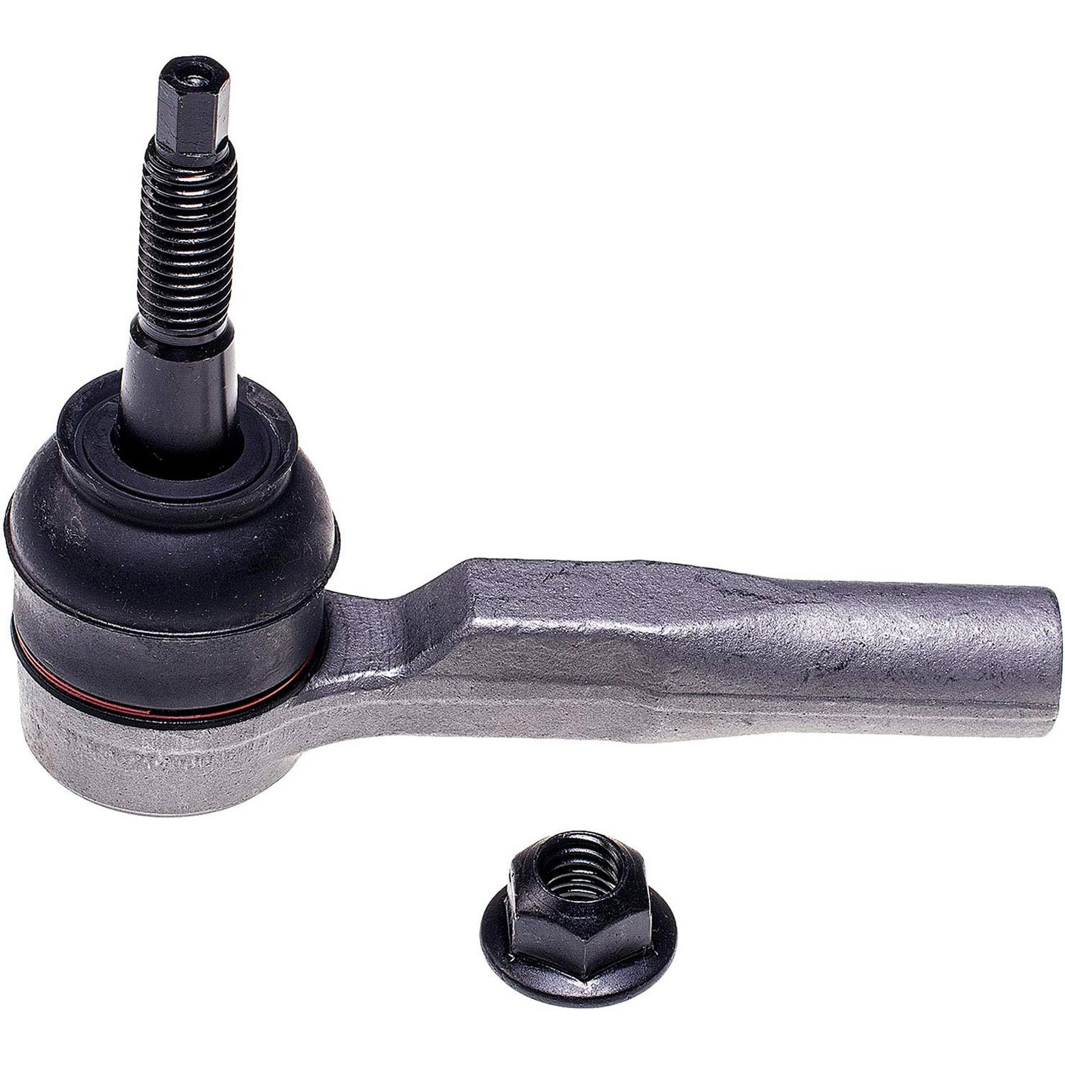 Dorman TO91045XL Front Outer Steering Tie Rod End Compatible with Select Models - Tie Rod - Steering Tie Rod End - This extended life tie rod end is built for smooth performance and superior durability. Featuring a hardened stud, highly polished ball, a maintenance-free polymer bearing, I.C.E. synthetic grease and premium corrosion resistance. - TO91045XL Front, Driver or Passenger Side, Outer Tie Rod End, Premium Chassis Series