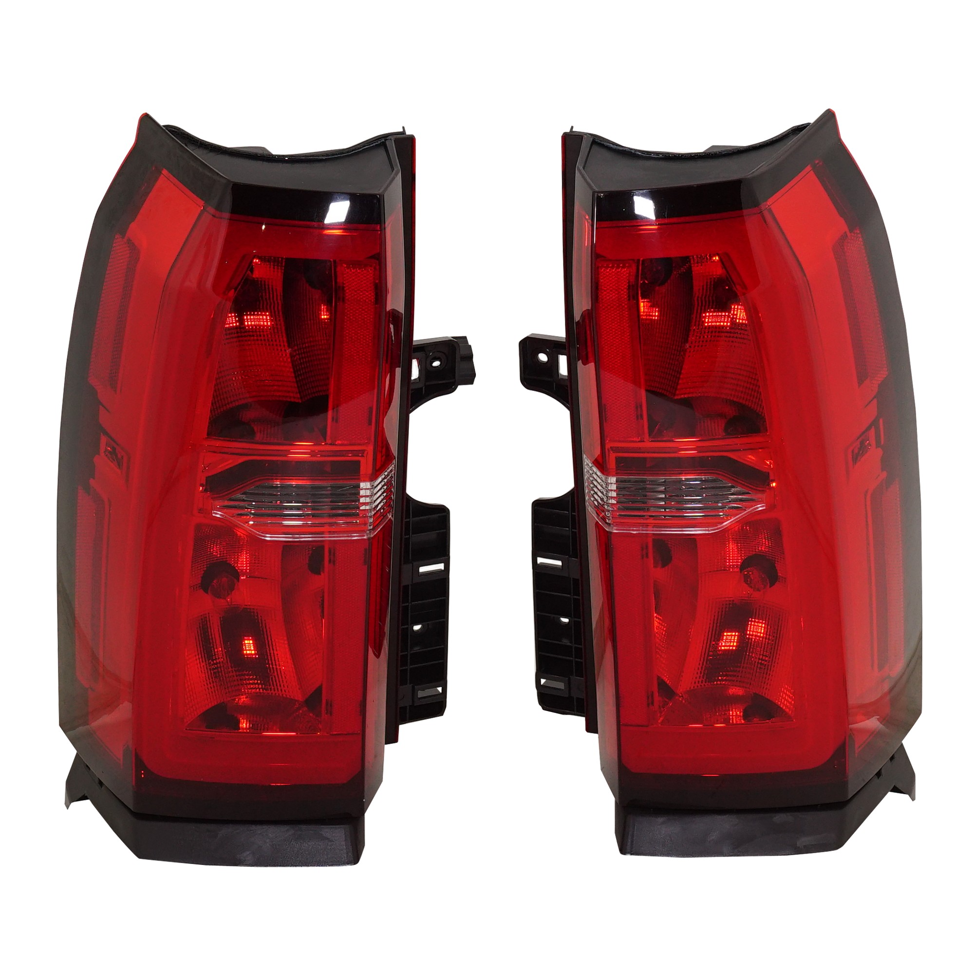 Replacement Driver and Passenger Side Tail Light, with Bulbs