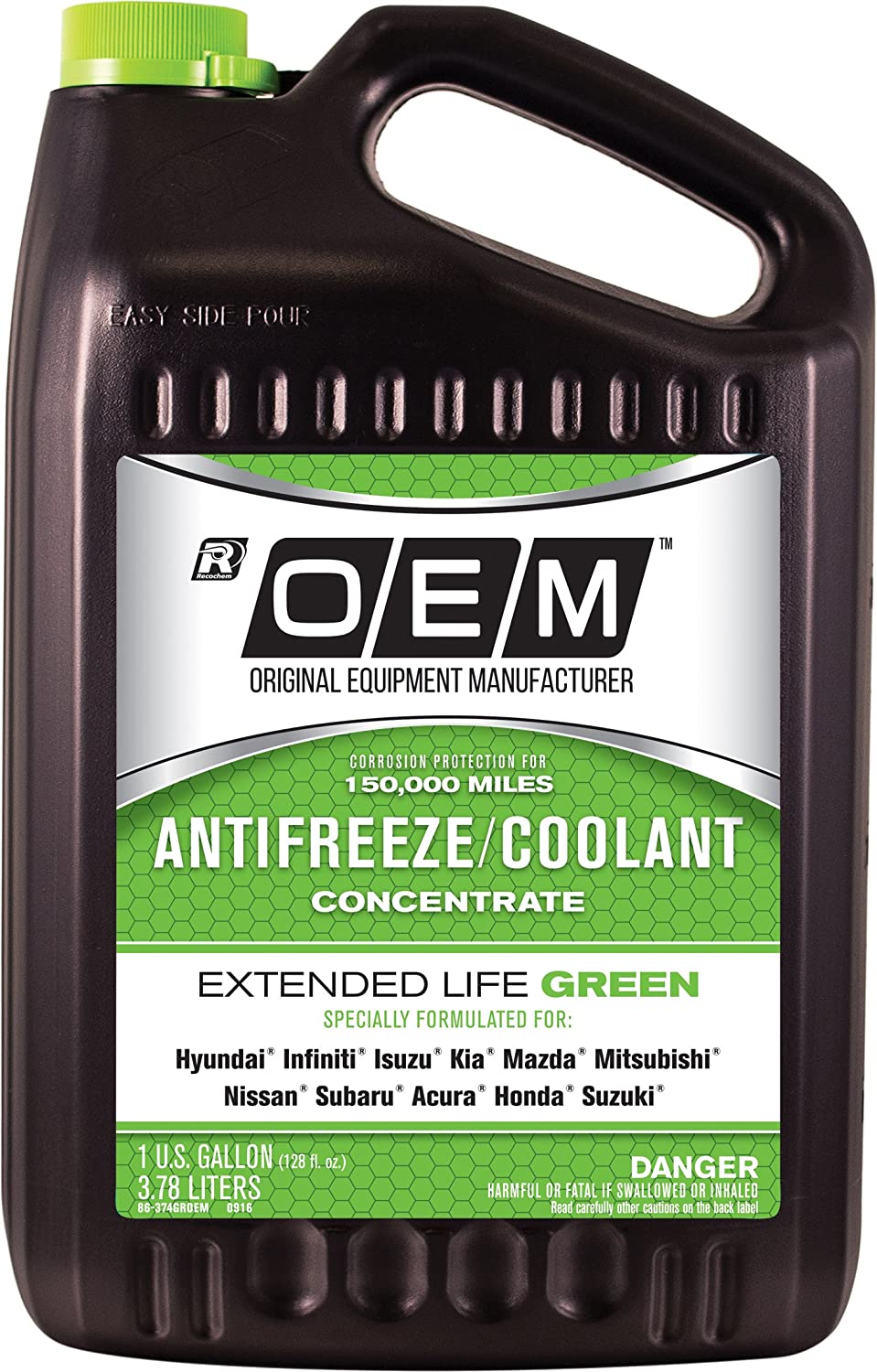 Recochem® 86-374GROEM OEM Extended Life Green Series Coolant