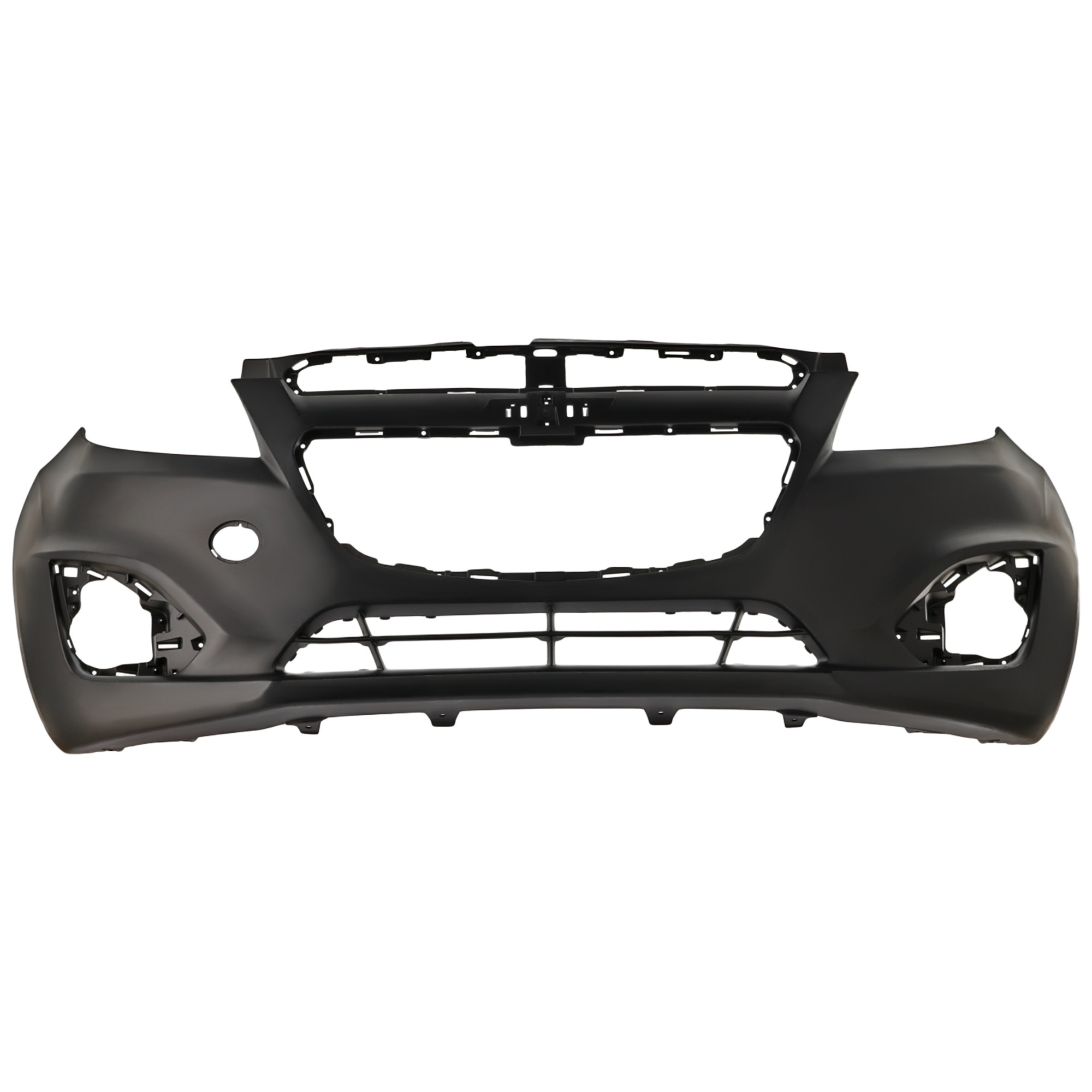 2014 Chevrolet Spark Front Primed Bumper Cover, For Models Without Fog Lights REPC010394P by Replacement® 