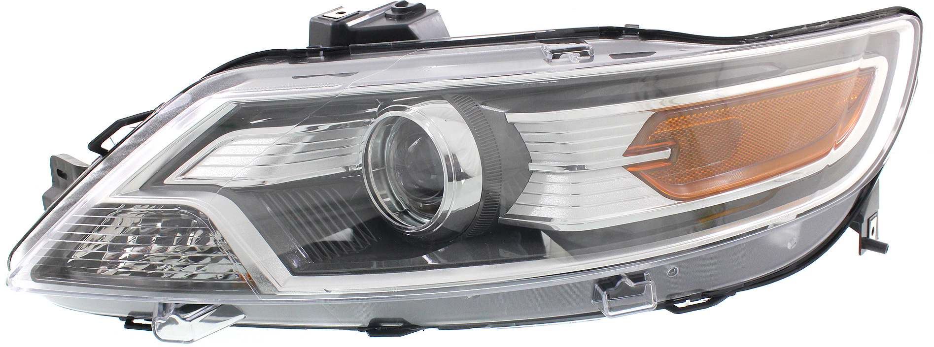 Replacement® 2012 Ford Taurus Limited 6 Cyl 3.5L - Driver Side Halogen Headlight, With bulb(s), Sedan, OE Replacement, CAPA Certified REPF100118Q