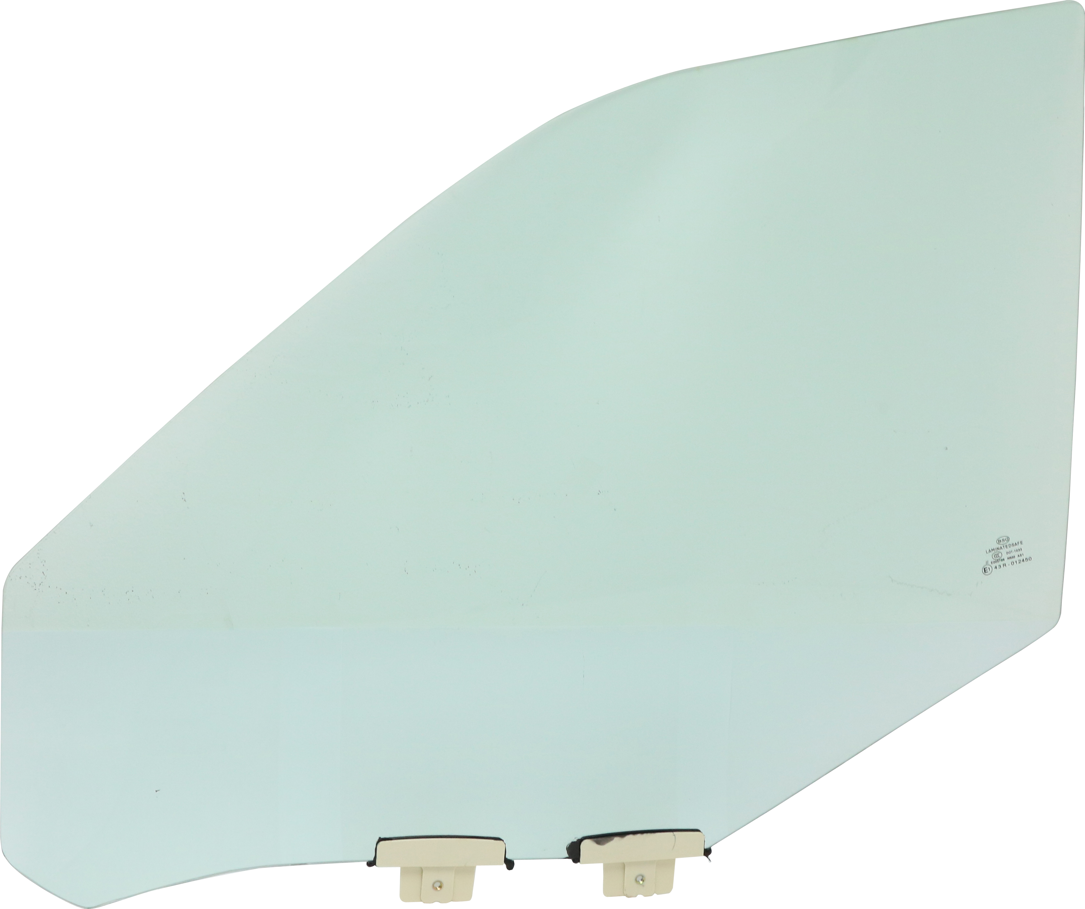 Replacement® Front, Driver Side Door Glass, Green Tint, Replaces