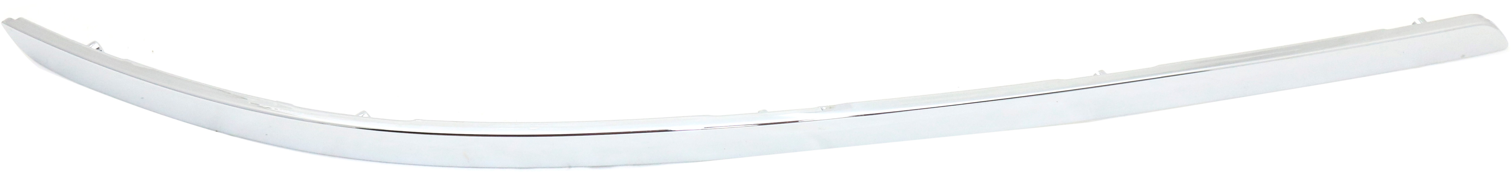 Replacement Bumper Trim Chrome, Front, Passenger Side, 1-year unlimited-mileage warranty REPH016109