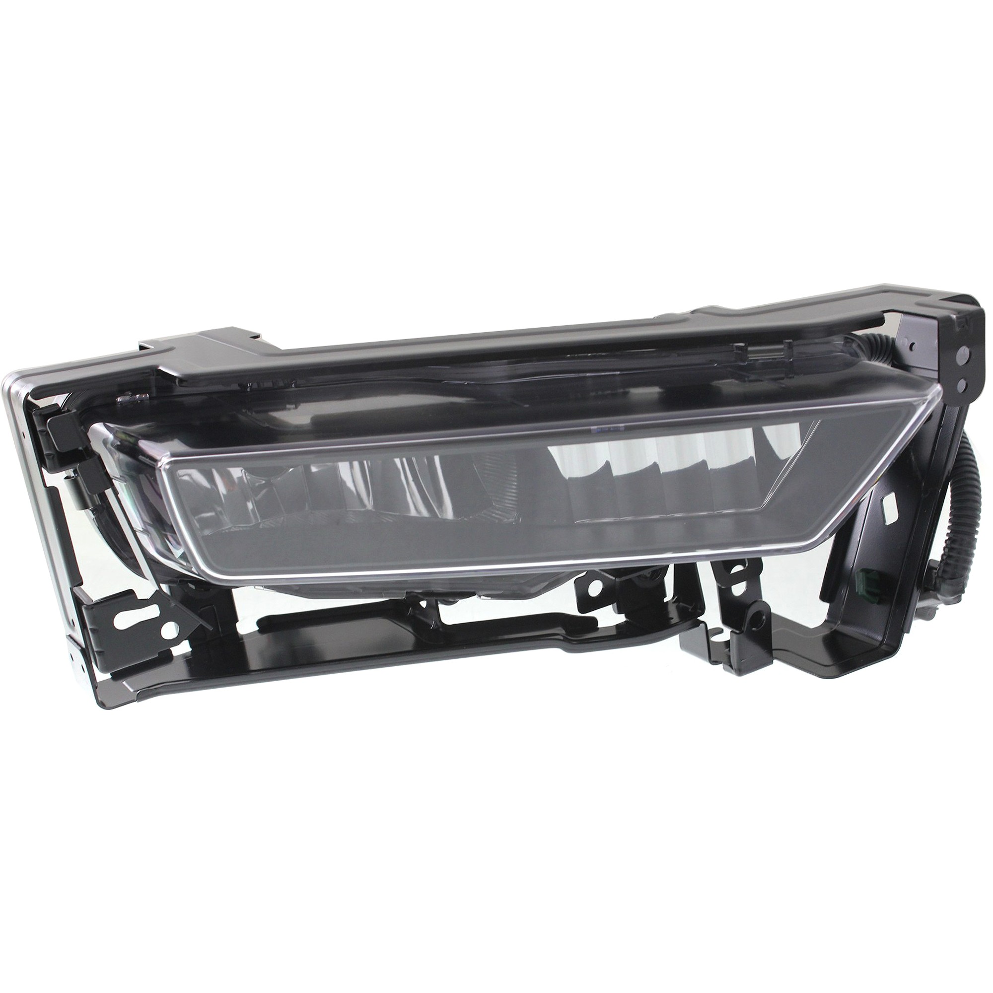 2013 Honda Accord Front, Passenger Side Fog Light, with Bulb, Halogen, with Black Bezel Border, 4-Door, Sedan REPH107581 by Replacement® 