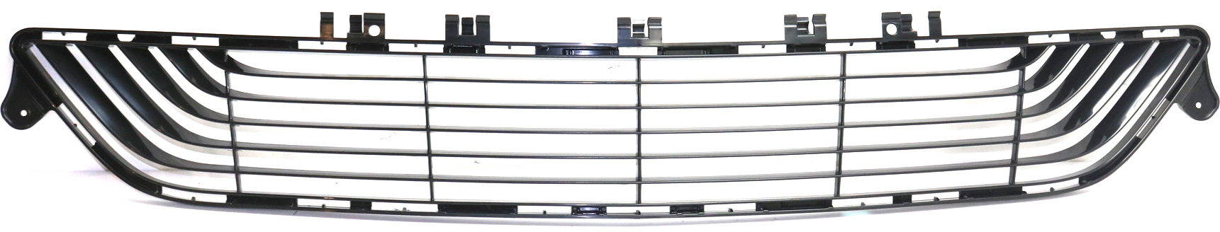 Replacement® 2014 Mercedes Benz E350 4Matic - Front, Center Bumper Grille, 4-Door, Sedan, For Models Without AMG Styling Package, Textured Black REPM015363