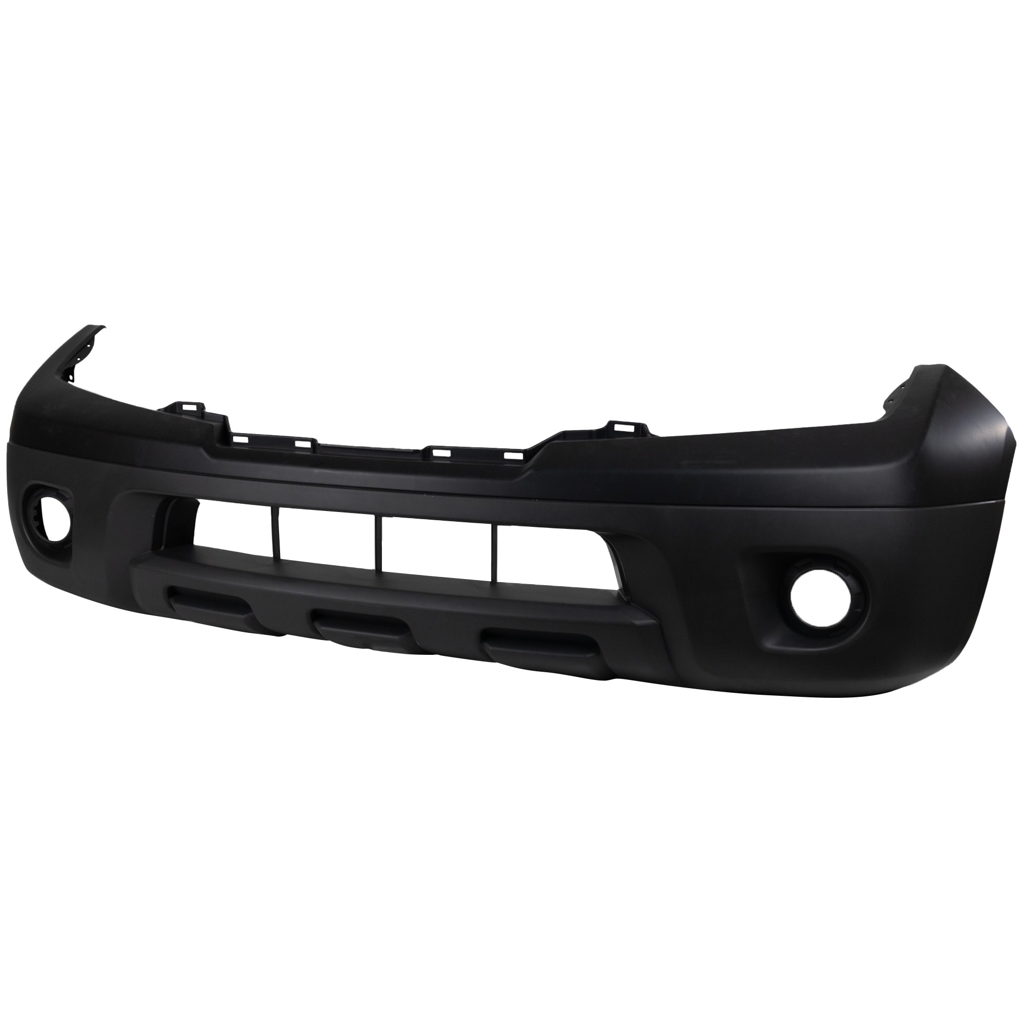 2015 Nissan Frontier Front Upper - Primed, Lower - Textured Bumper Cover, For Models With 1-Piece Bumper REPN010338P by Replacement® 