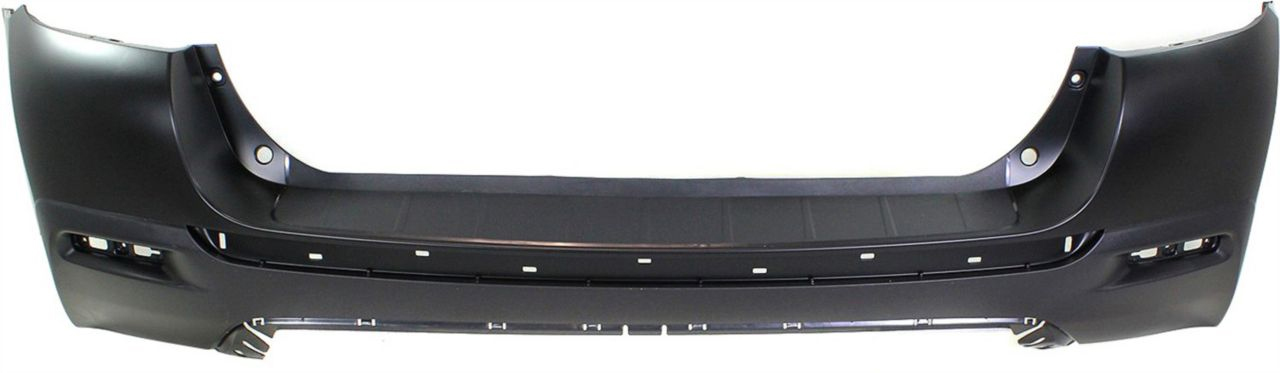 Replacement® 2011 Toyota Highlander - Rear, Upper Upper - Primed, Lower - Textured Bumper Cover REPT760137P