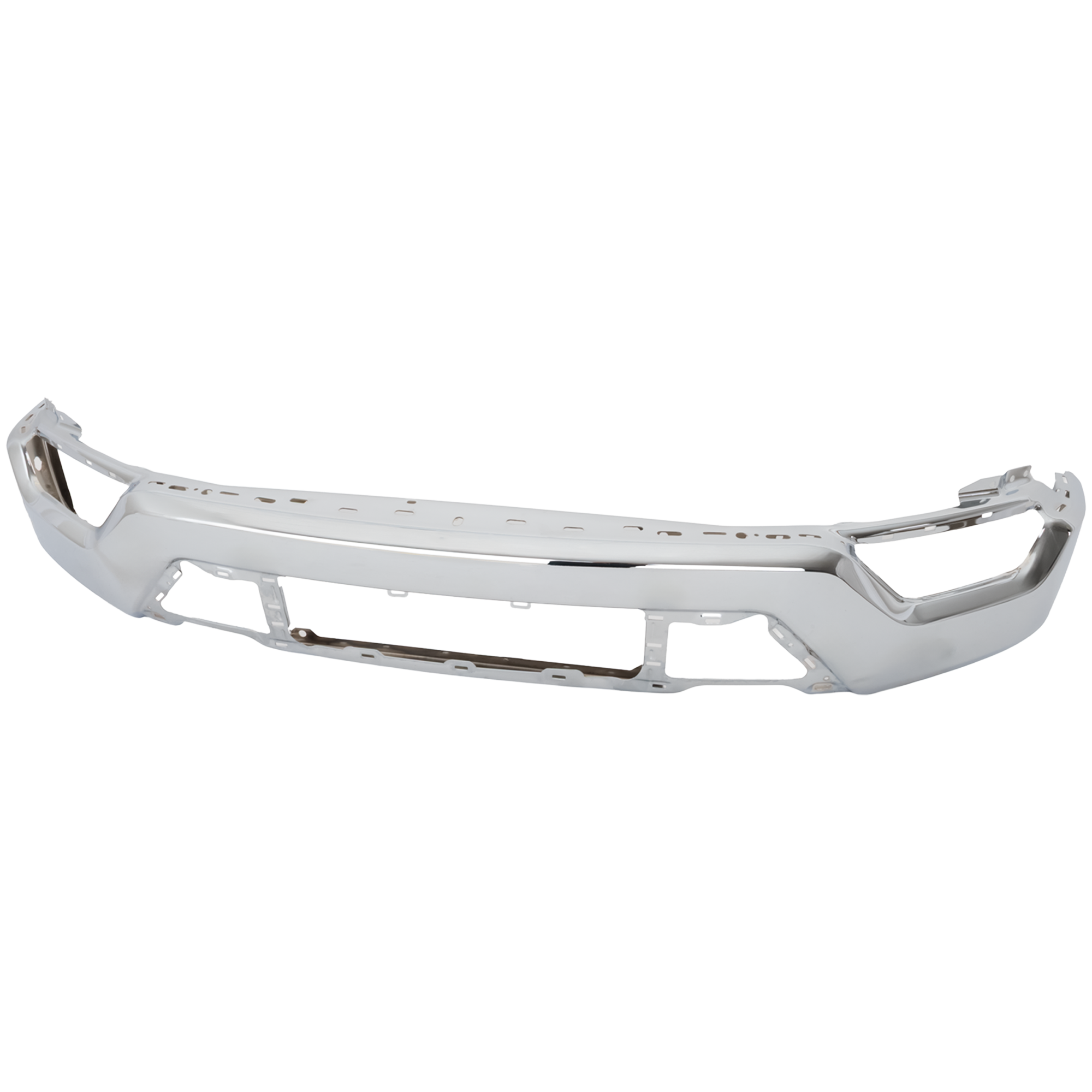 JC Whitney Bumper Steel Chrome, Front, 1-year unlimited-mileage warranty RF01010061