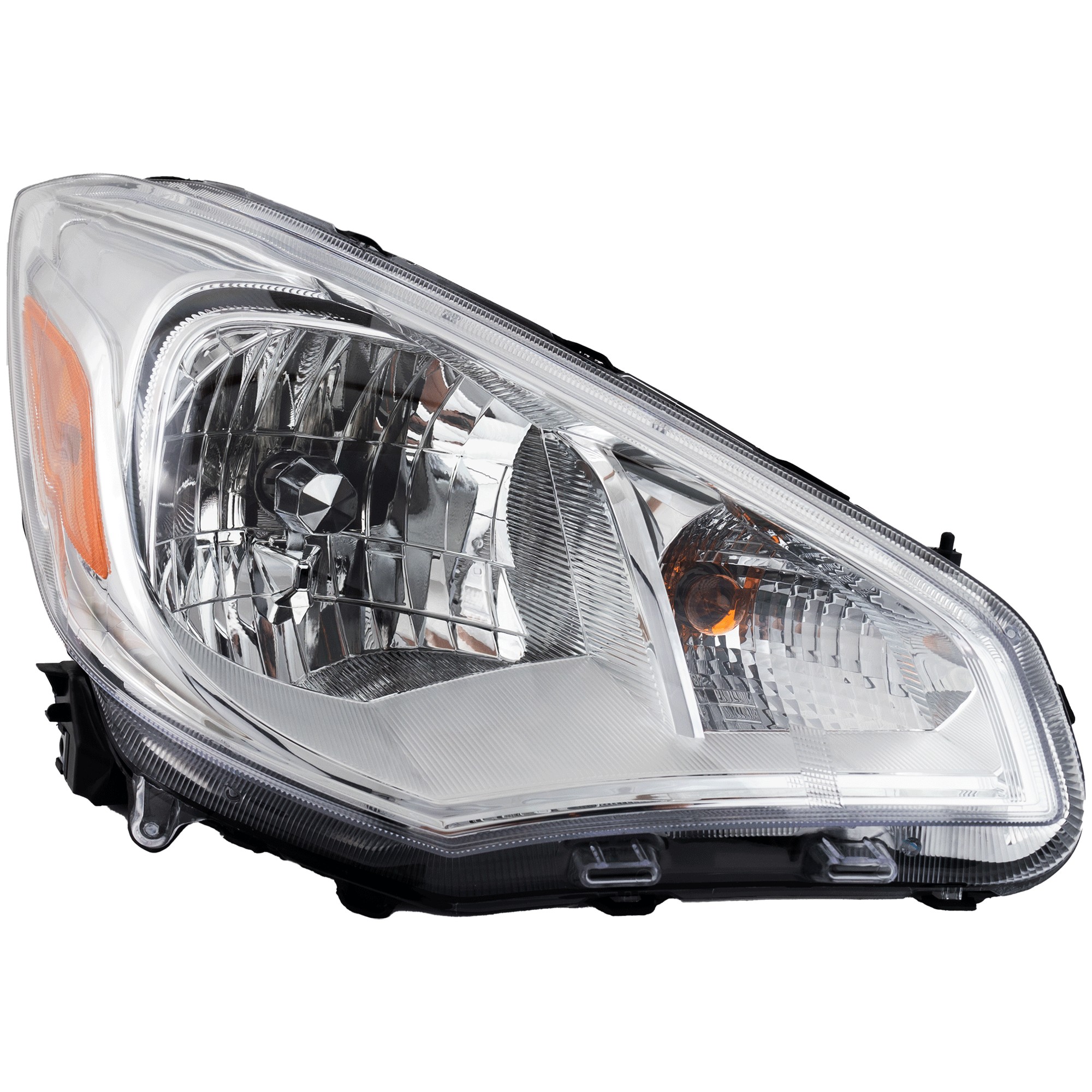 Raxiom Mustang LED Halo Projector Headlights; Black Housing