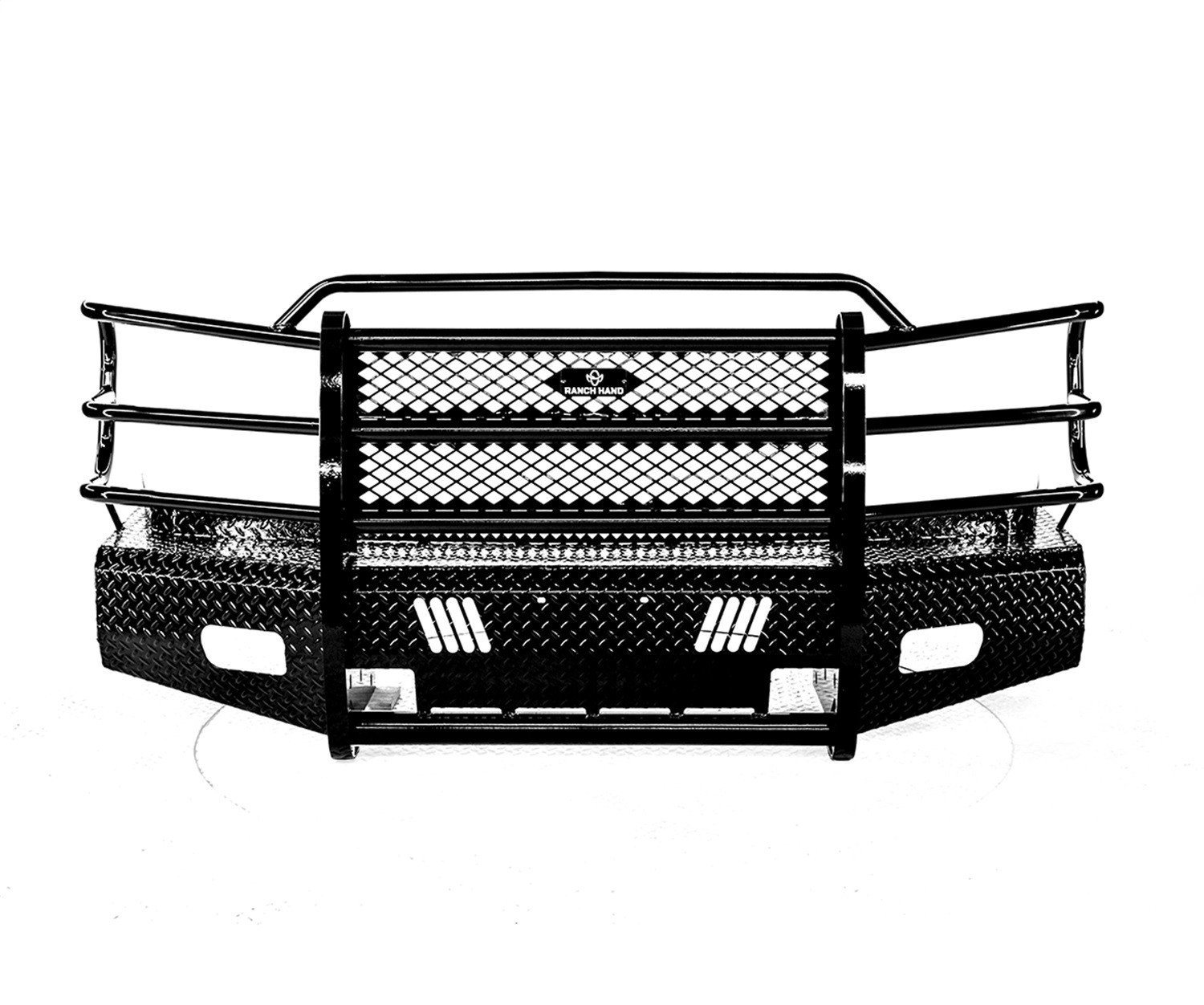 Ranch Hand® 2005 Chevrolet Silverado 2500 HD - Grille Guard, Powdercoated Black, Carbon Steel - Front