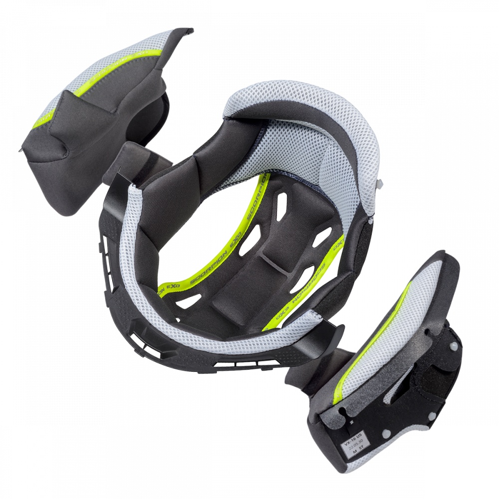 Scorpion EXO VX-16 Kwikwick II Liner/Cheek Pad Kit - XX-Large