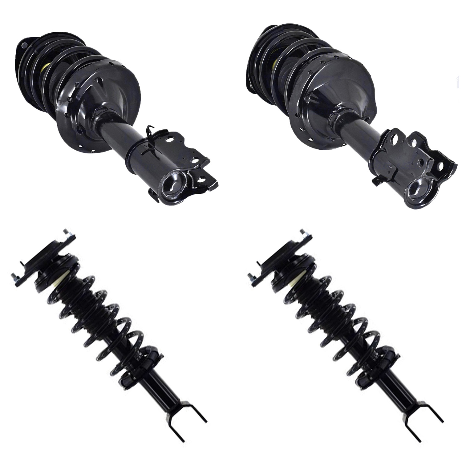 FCS Shock Absorber & Strut Assembly Fully Loaded Strut, Front Rear, Driver Passenger Side, Lifetime limited warranty SET-1331744L-C