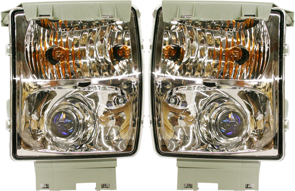 Replacement® 2005-2011 Cadillac STS - Front, Driver and Passenger Side Turn Signal Lights, with Bulbs, Sedan SET-C106911