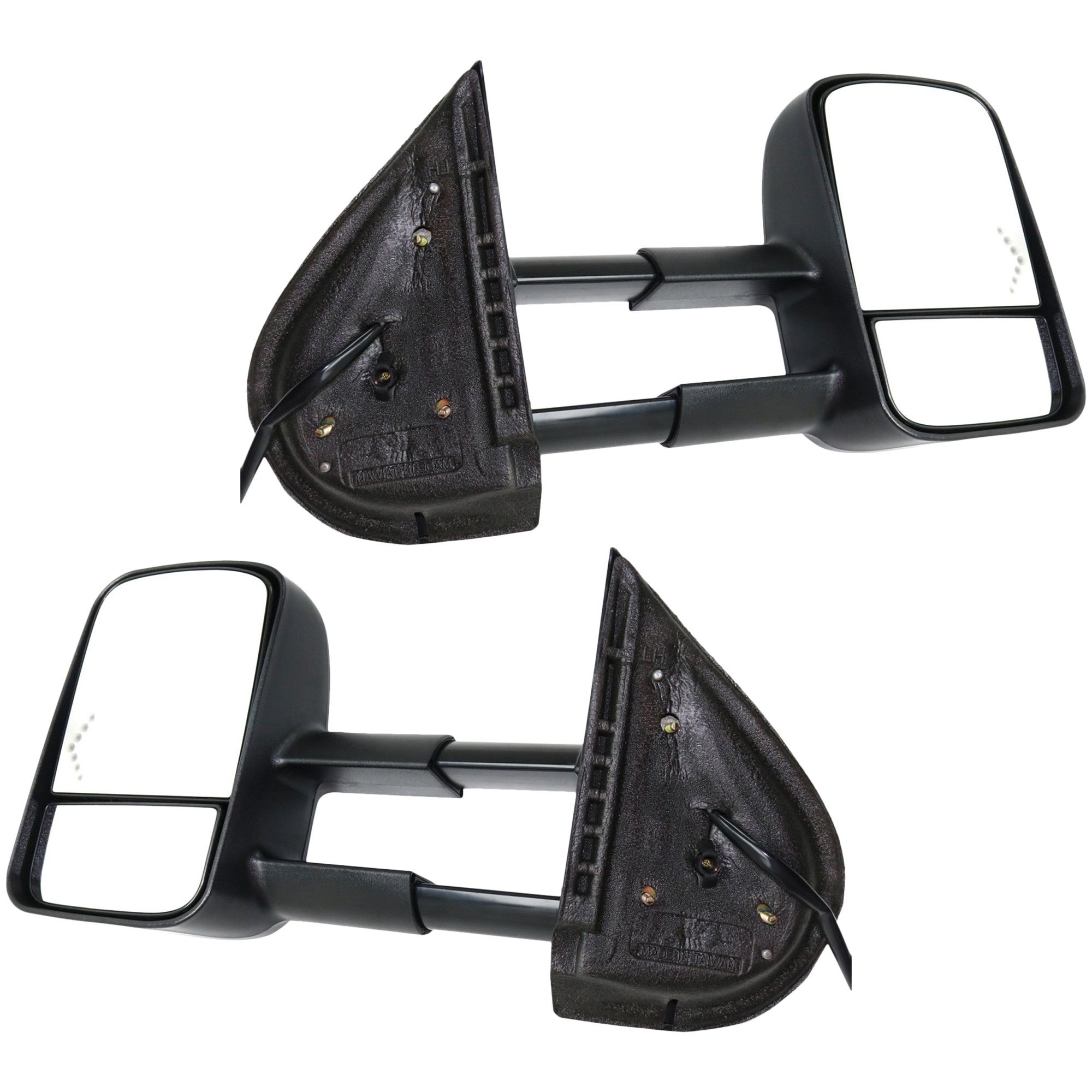 Kool Vue® Driver and Passenger Side Towing Mirror, Power Adjust