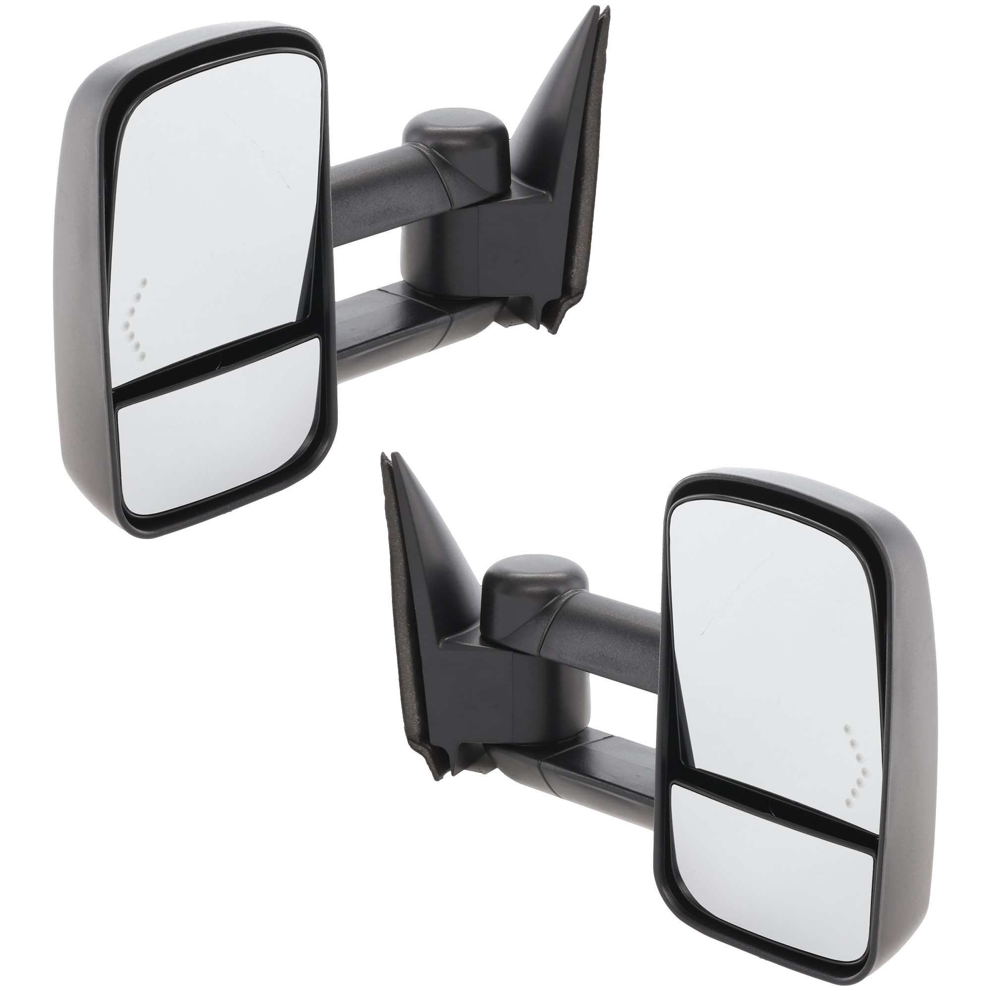 Kool Vue® Driver and Passenger Side Towing Mirror, Power Adjust