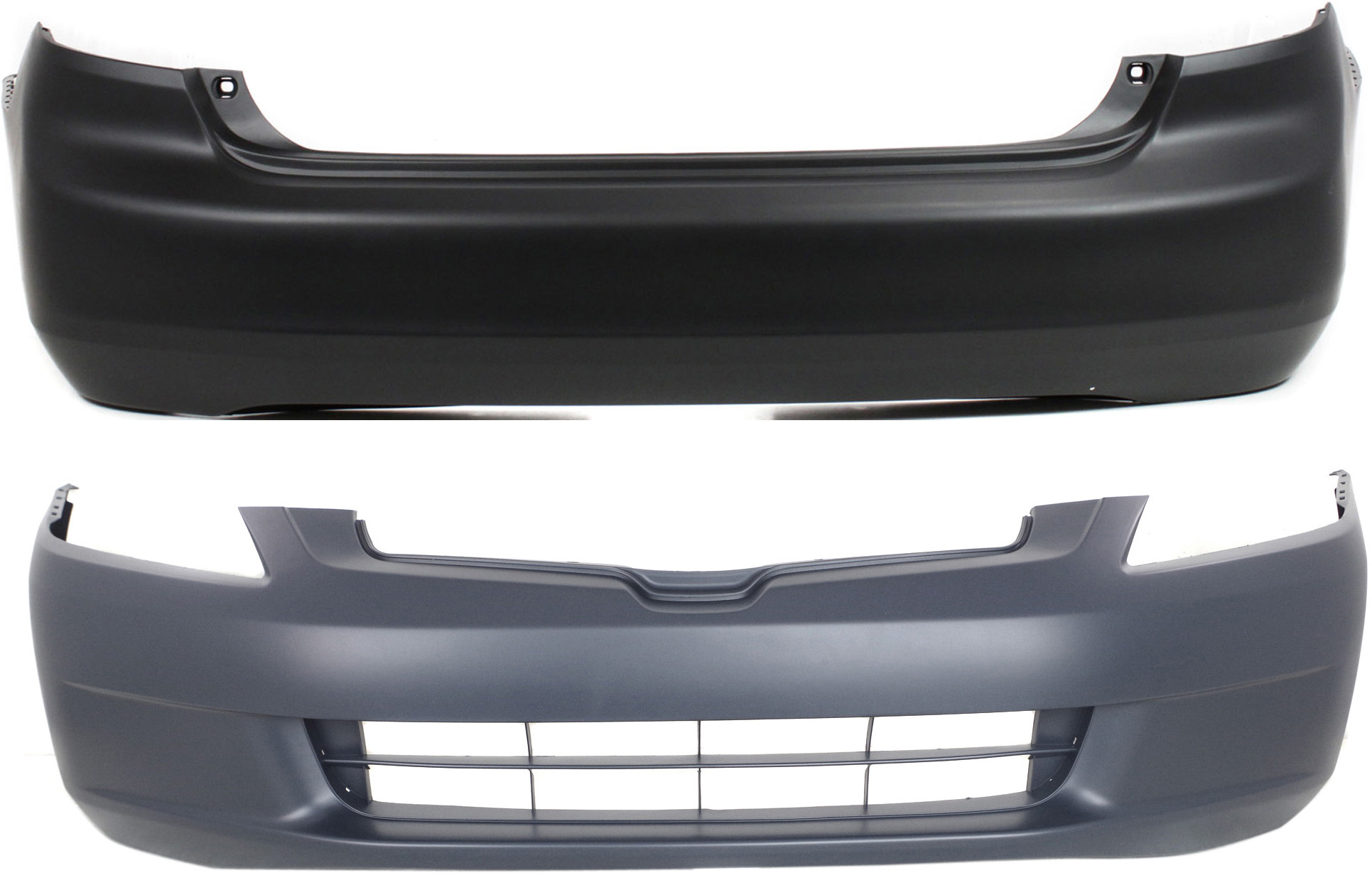 Replacement Bumper Cover Primed, Front & Rear, 1-year unlimited-mileage warranty SET-H010306PQ-2