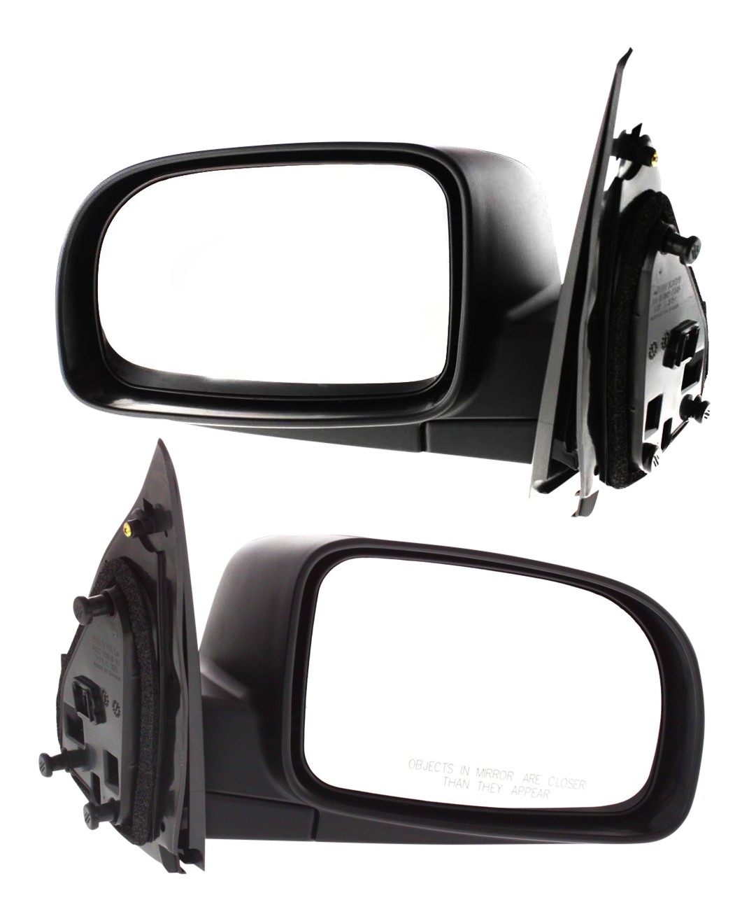 Kool Vue Driver and Passenger Side Mirror, Power, Manual Folding