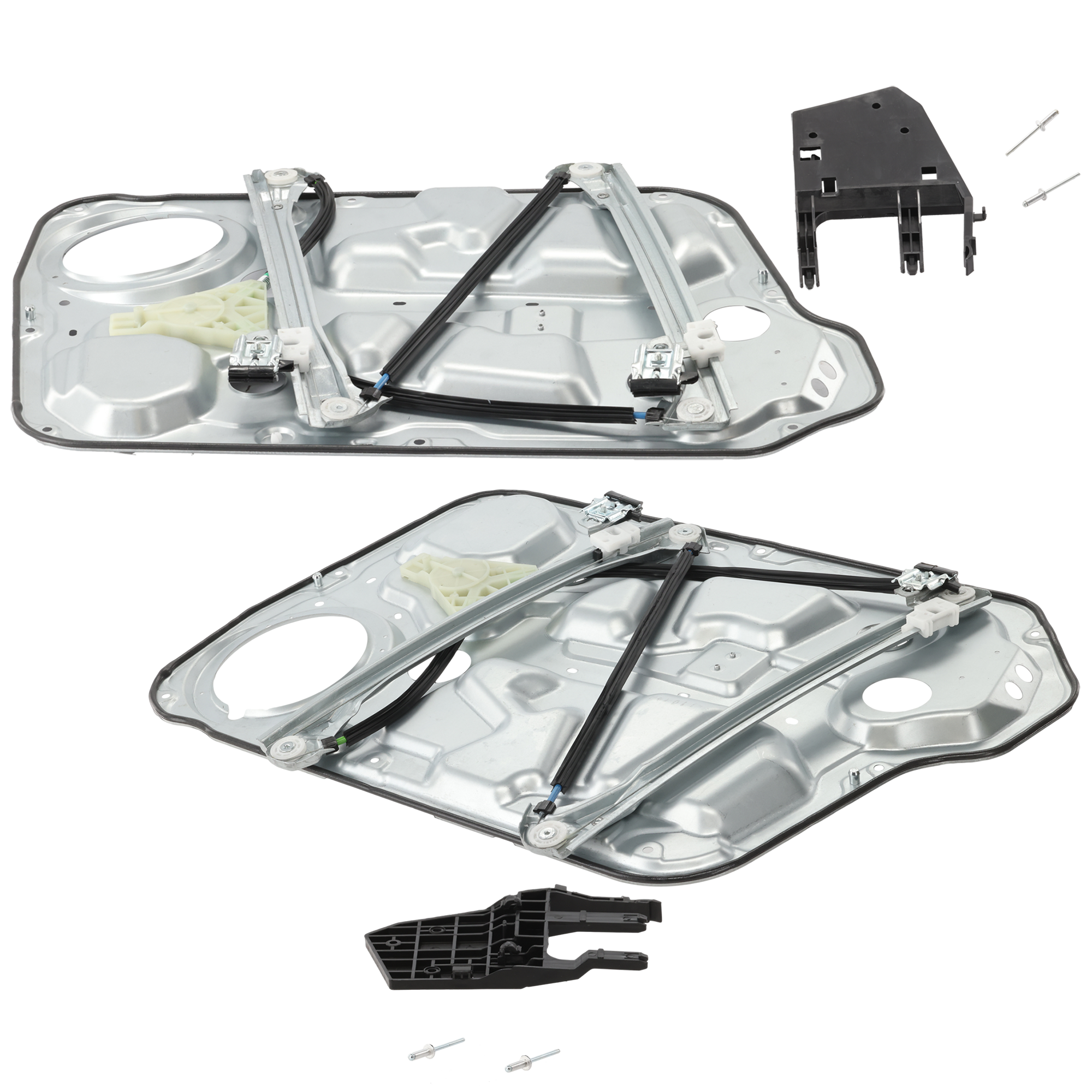 JC Whitney Window Regulator Power, Front, Driver & Passenger Side, 1-year unlimited-mileage warranty SET-JH46290003