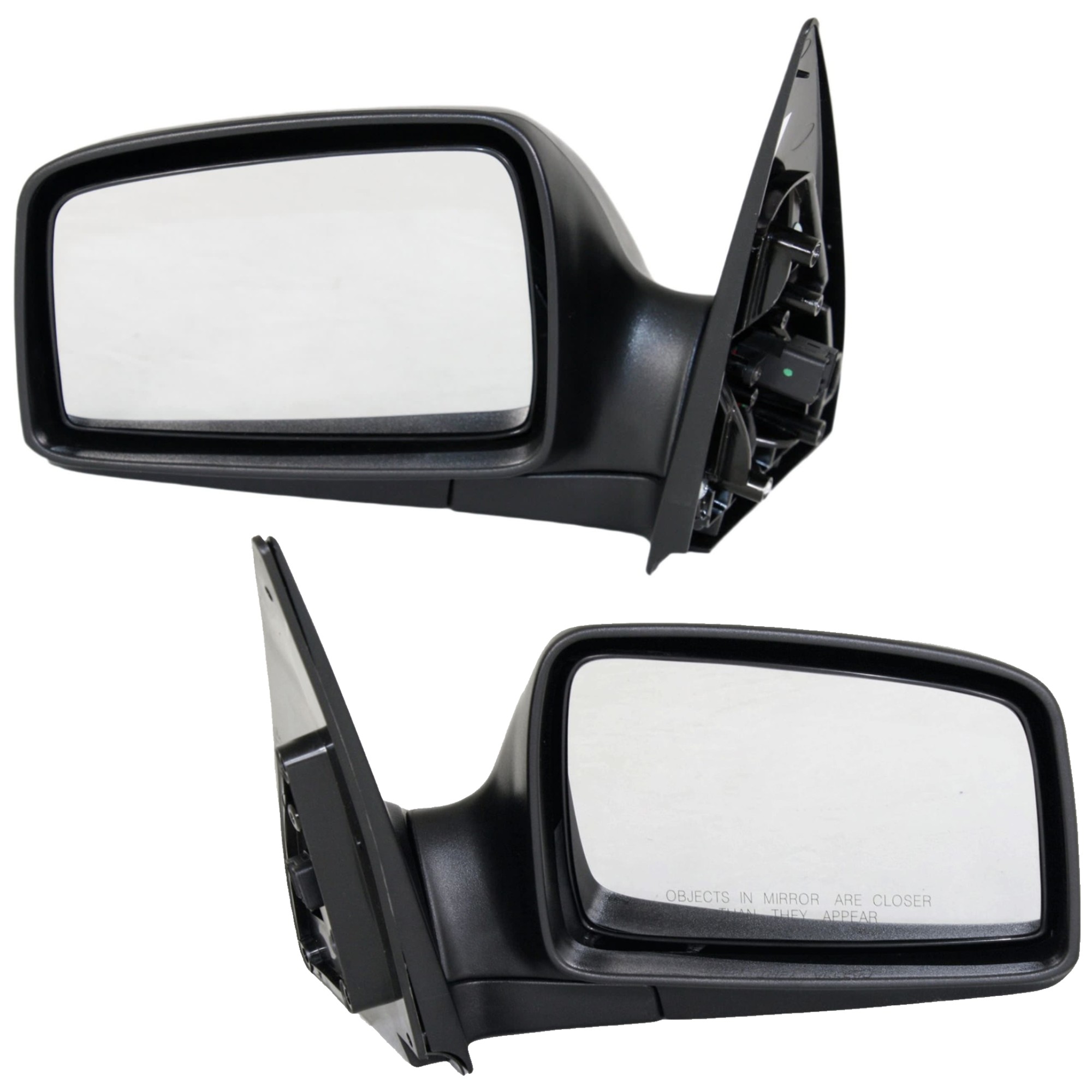 JC Whitney Driver and Passenger Side Mirror, Power Adjust, Non