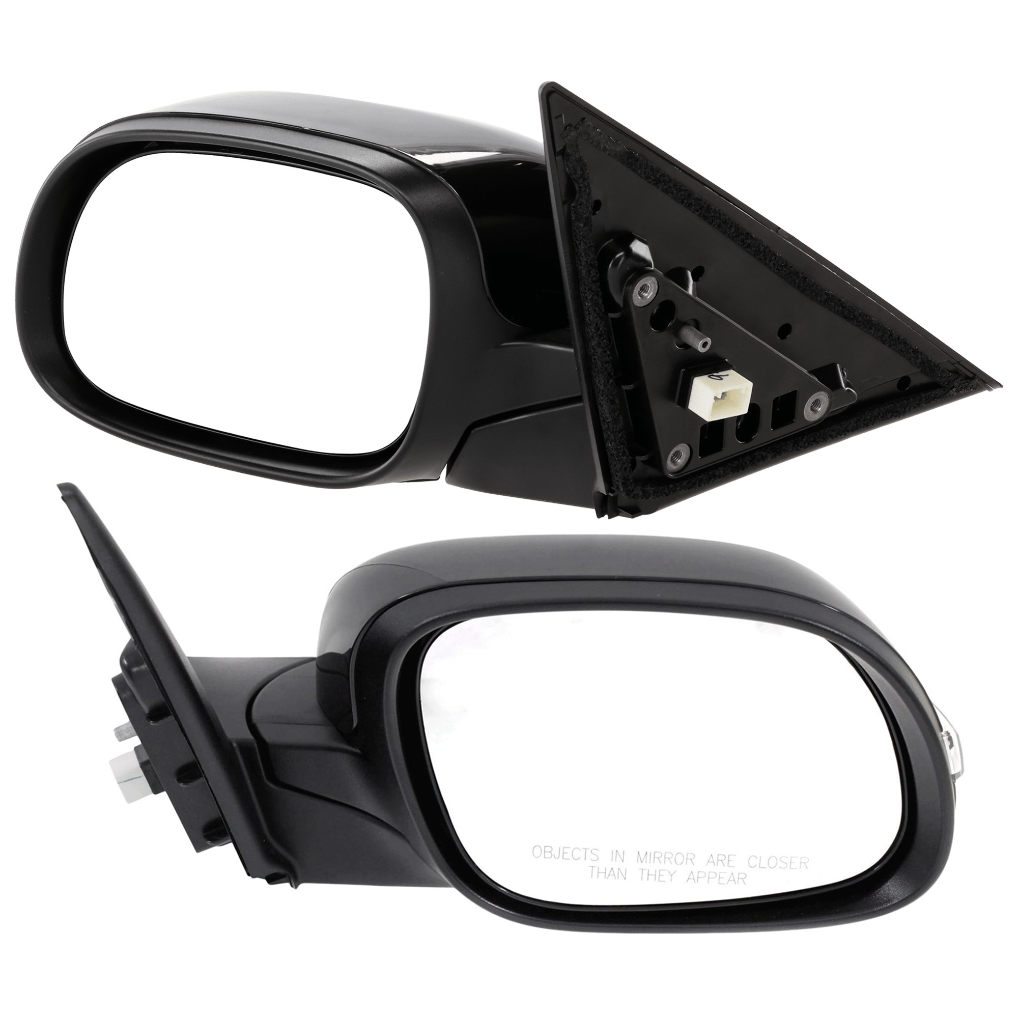 JC Whitney Driver and Passenger Side Mirrors, Power Adjust, Manual