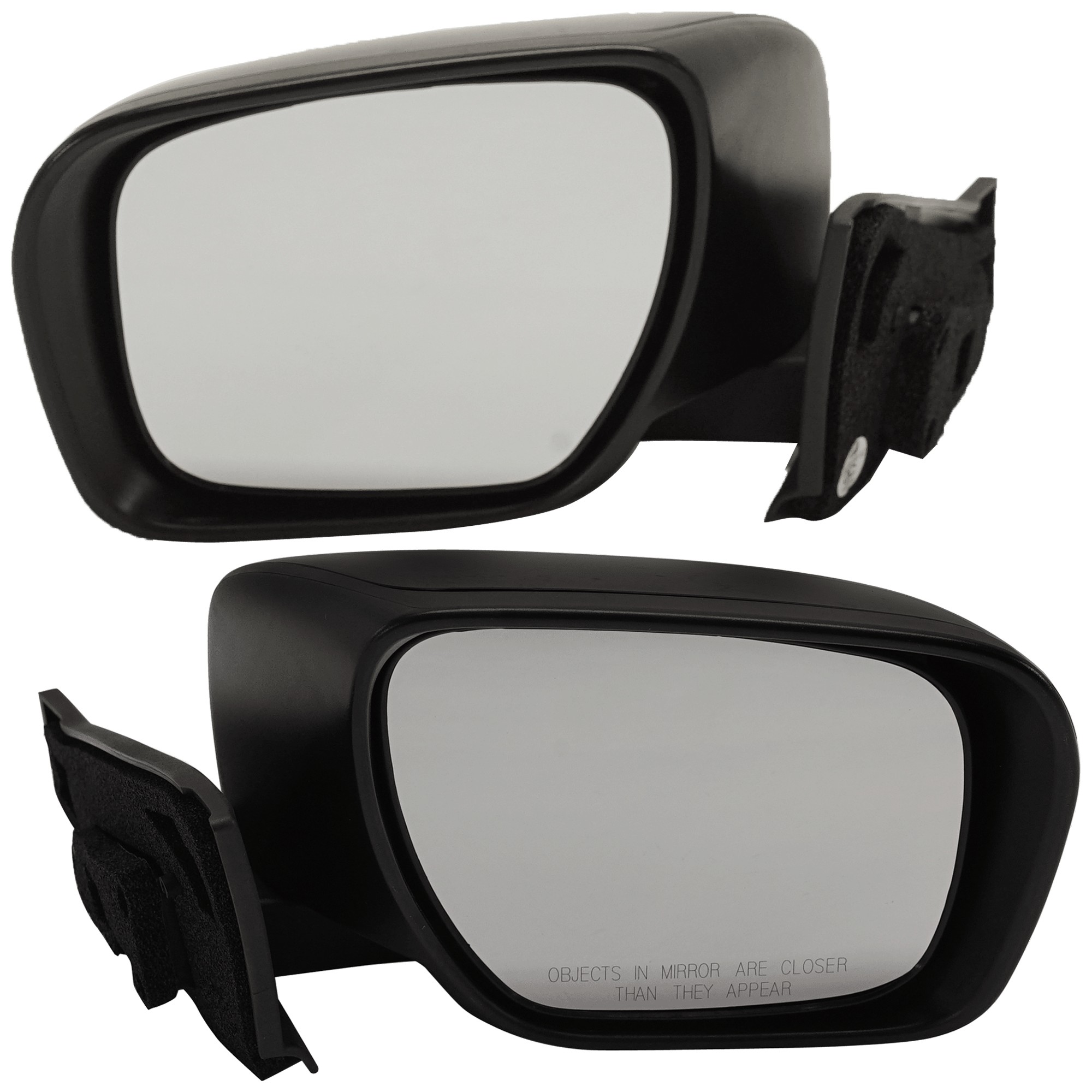 JC Whitney® Driver and Passenger Side Mirrors, Power, Manual