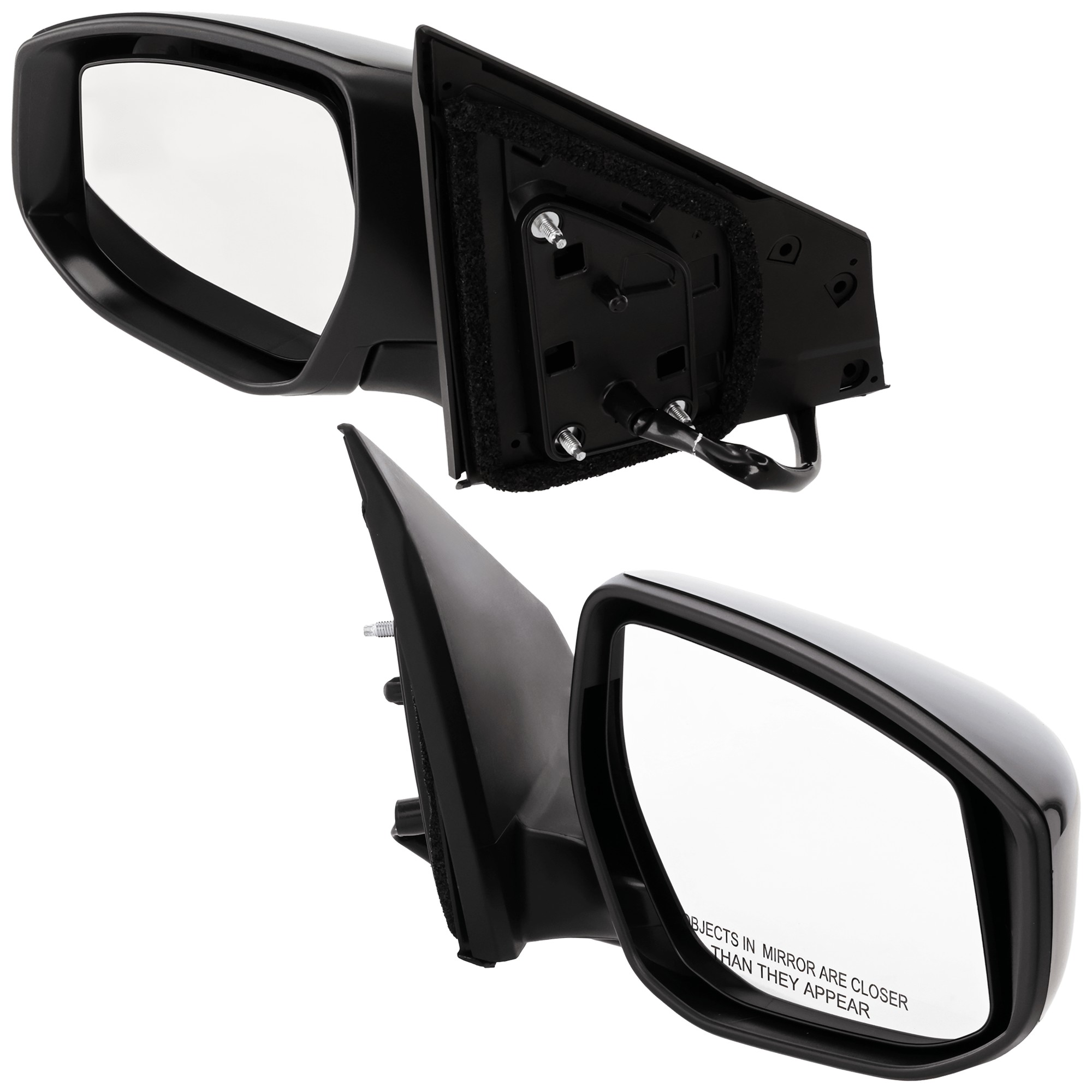 JC Whitney® Driver and Passenger Side Mirrors, Power, Manual