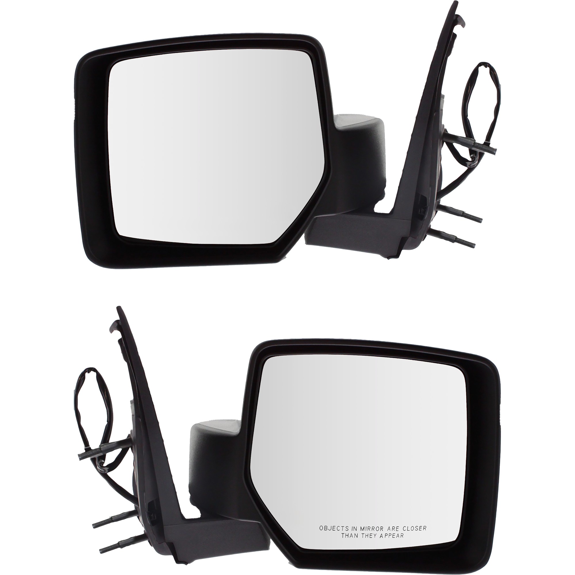 Kool Vue Driver and Passenger Side Mirrors, Power, Manual