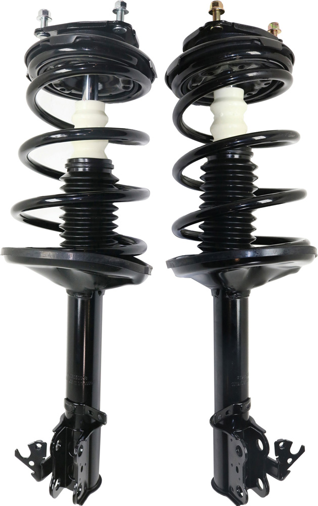 JC Whitney Shock Absorber & Strut Assembly Black Fully Loaded Strut, Front, Driver Passenger Side, SET-JRT28050037
