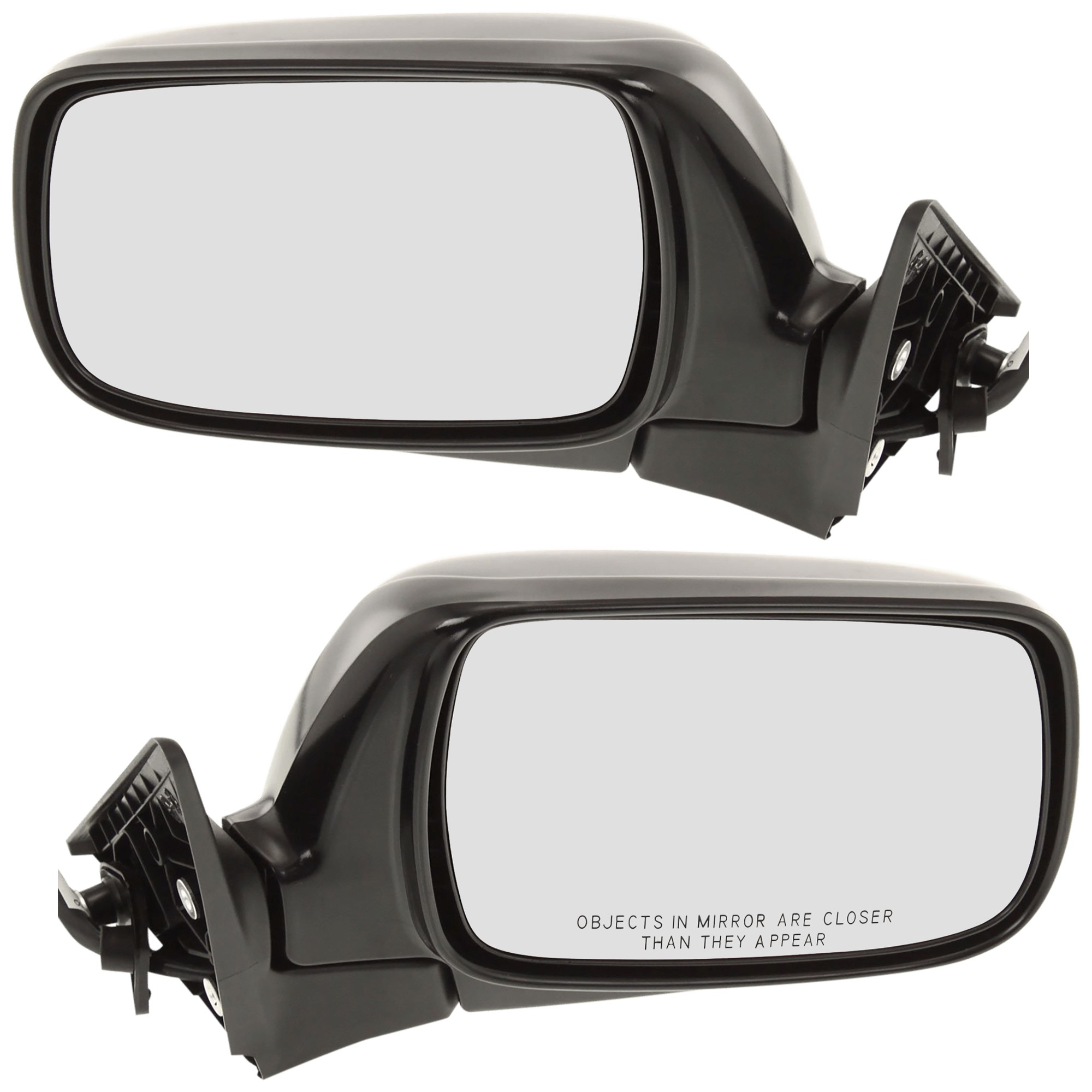 JC Whitney® Driver and Passenger Side Mirrors, Power, Manual