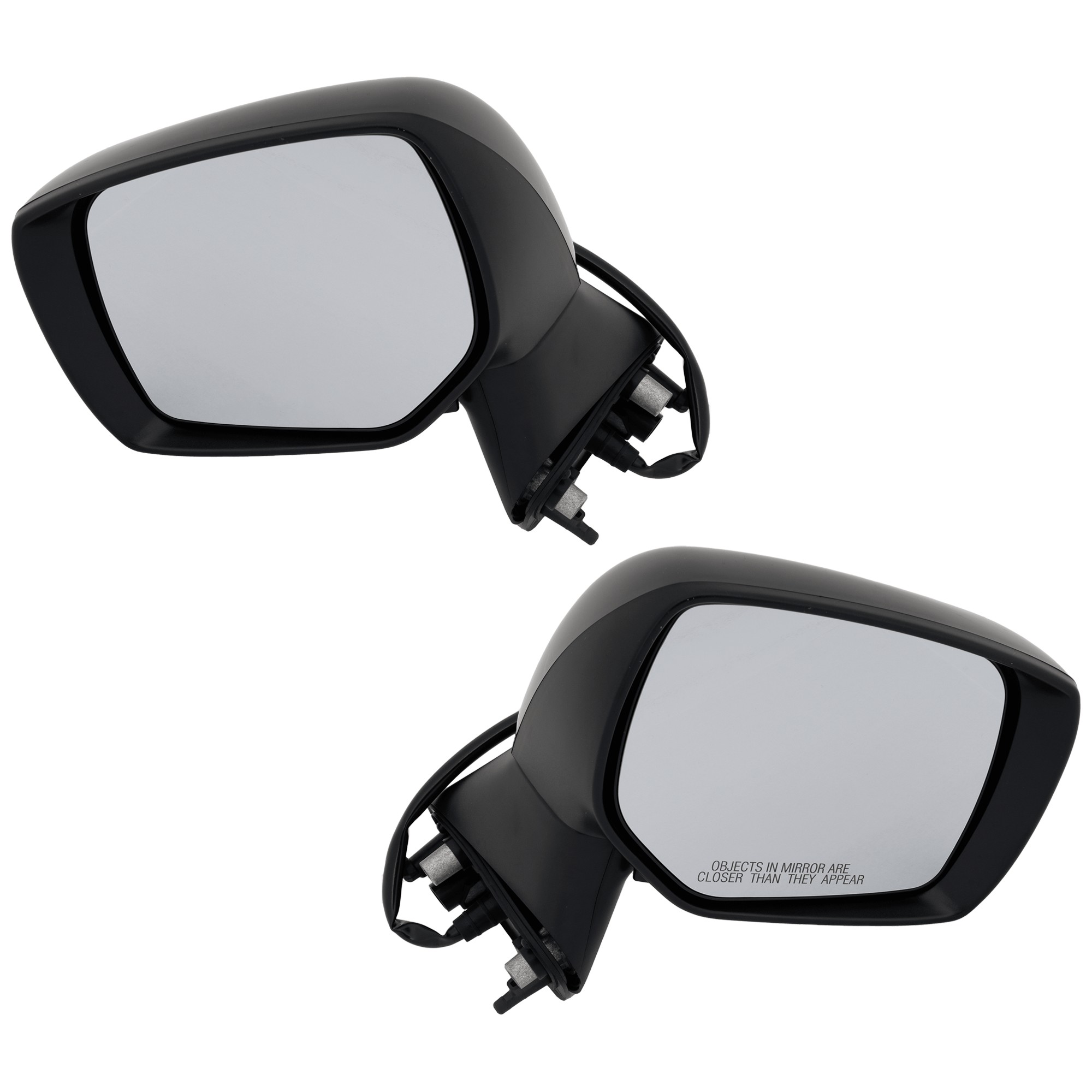 JC Whitney® Driver and Passenger Side Mirrors, Power, Manual