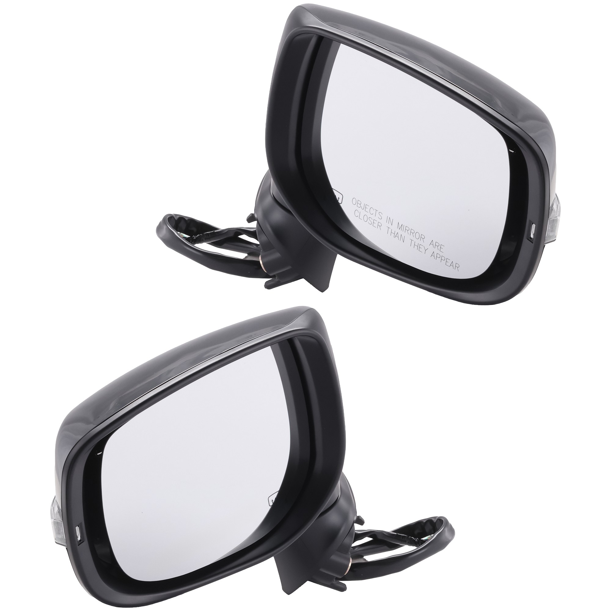 JC Whitney Driver and Passenger Side Mirror, Power Adjust, Heated
