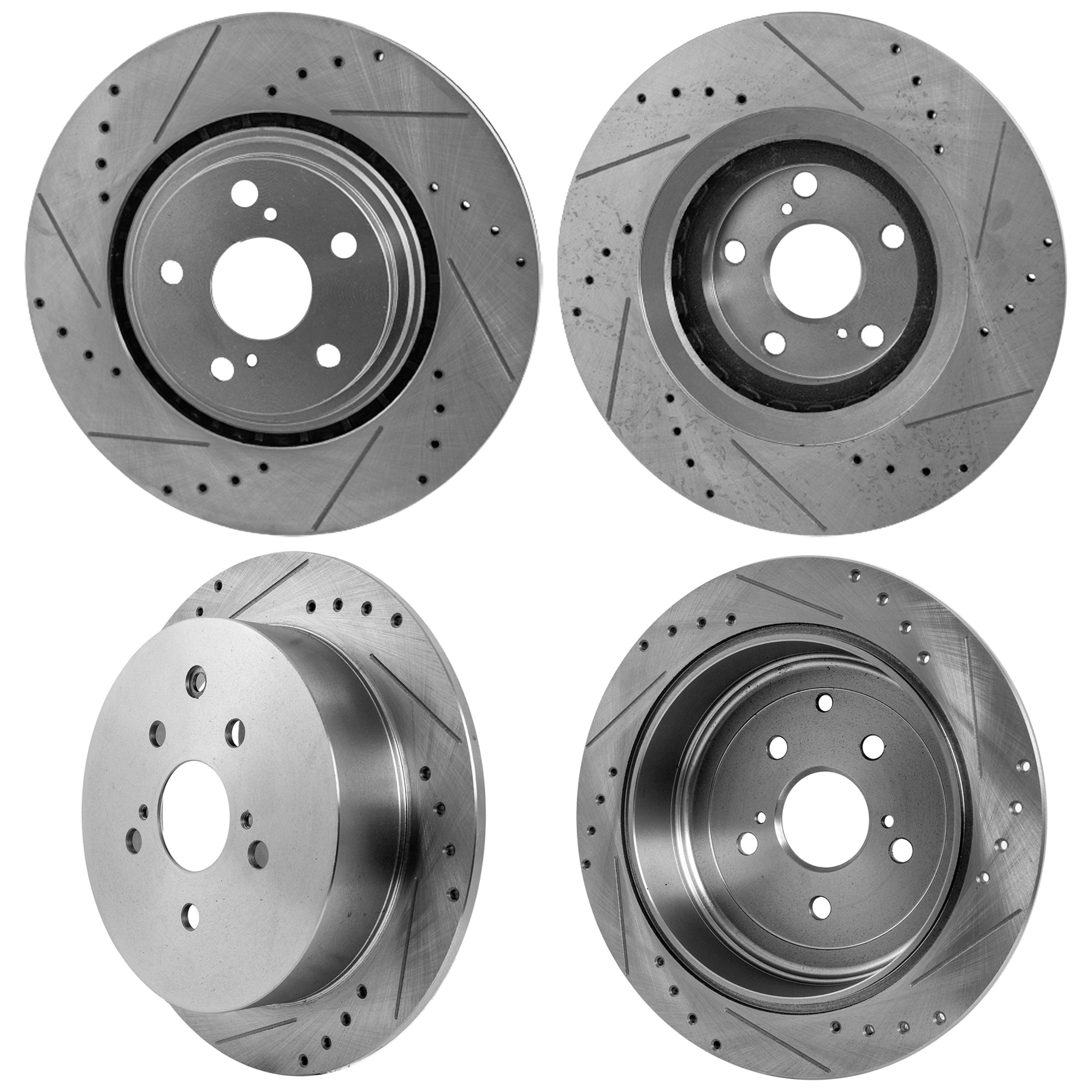 プライド 4 DISC + SPECIAL DISC SureStop® 4-Wheel Set Front and Rear Brake Disc and Pad Kit