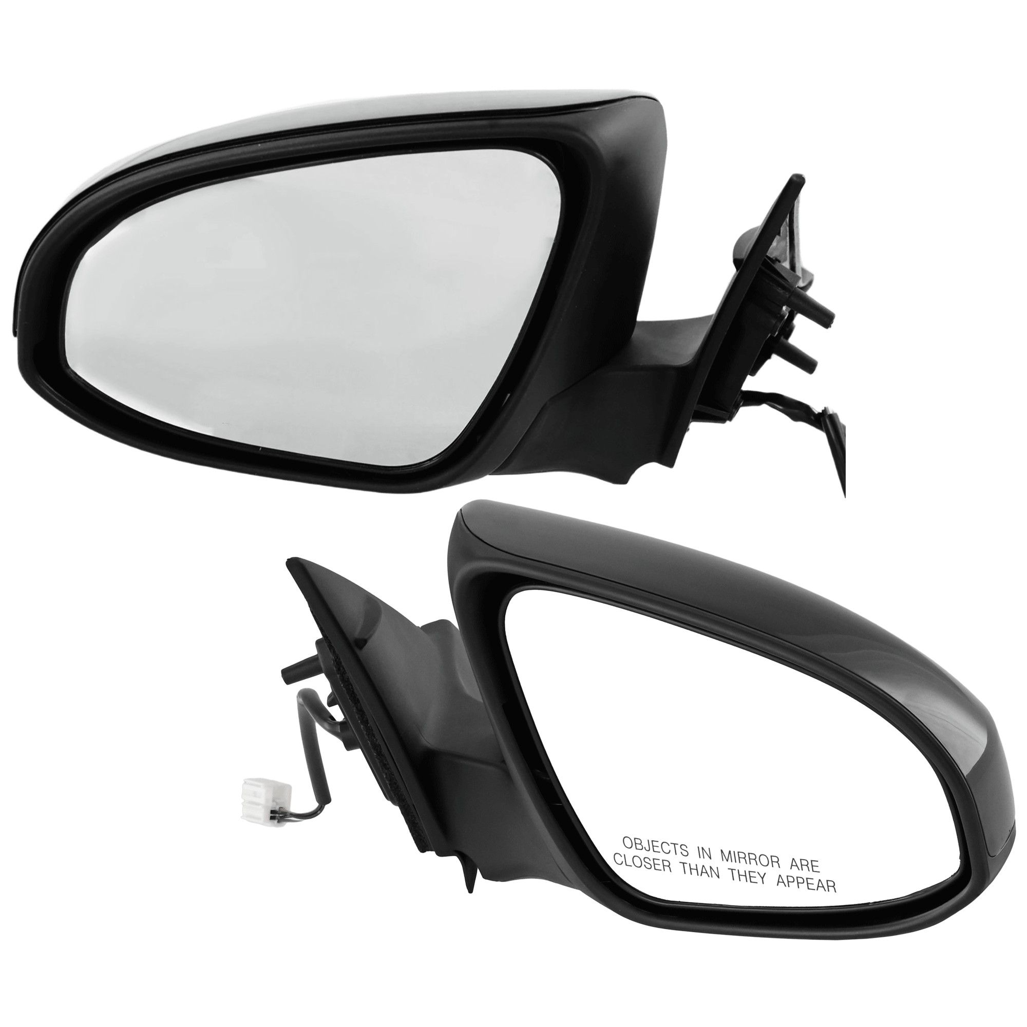 JO1 - y JC Whitney® Driver and Passenger Side Mirrors, Power, Manual