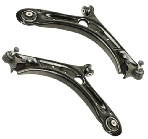 Mevotech Control Arm Steel Black Threaded Supreme Series, Front, Driver & Passenger Side, Lower, Lifetime limited warranty SET-MECMS70180