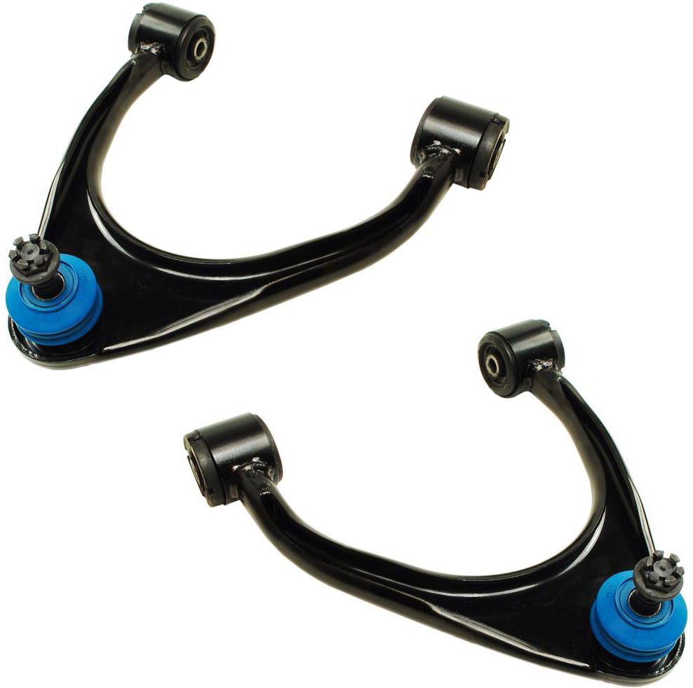 Mevotech Control Arm Steel Black Threaded Supreme Series, Front, Driver & Passenger Side, Upper, Lifetime limited warranty SET-MECMS86177