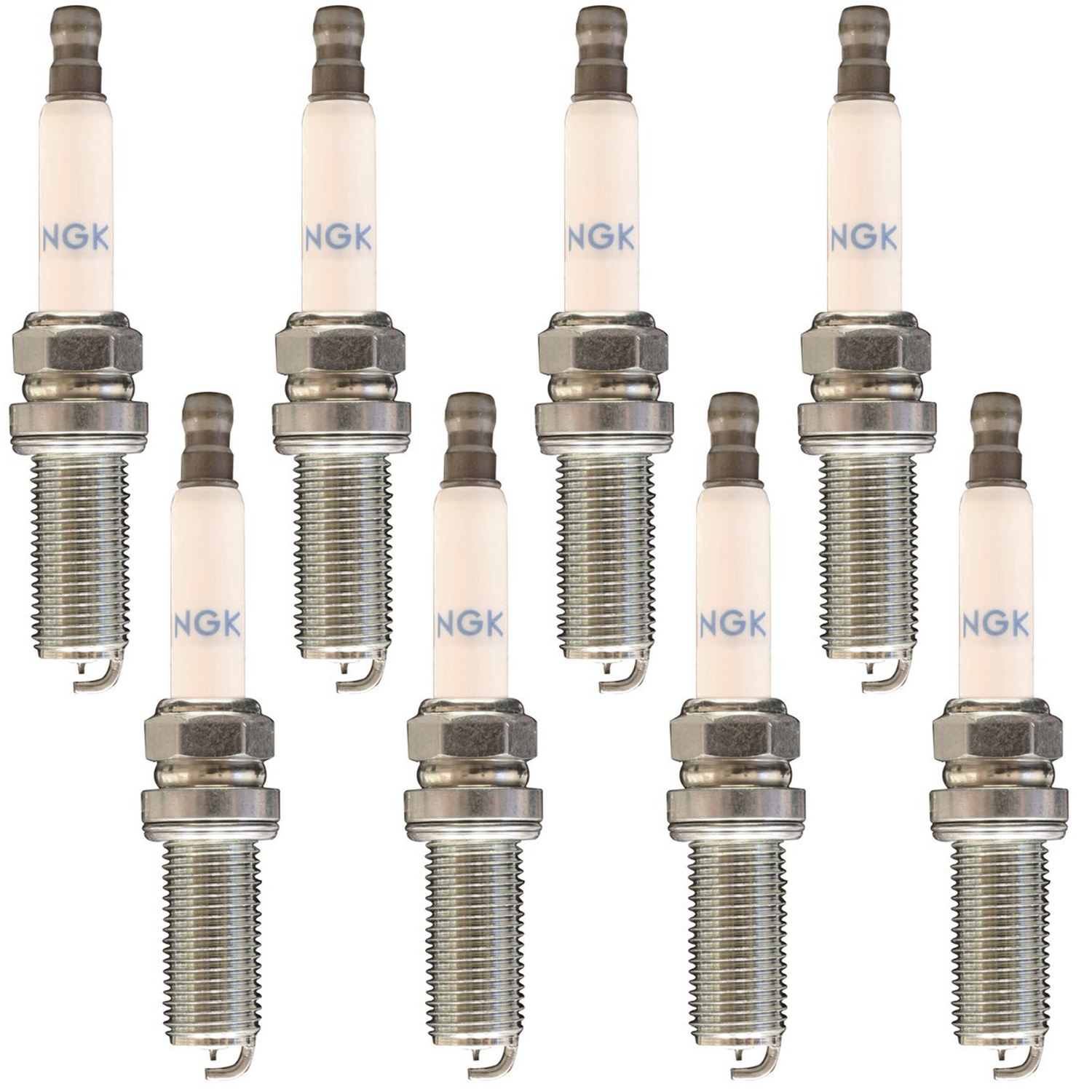 NGK® SET-NG94940-8 Spark Plug, 5.0L, 8Cyl, Set of 8, Laser